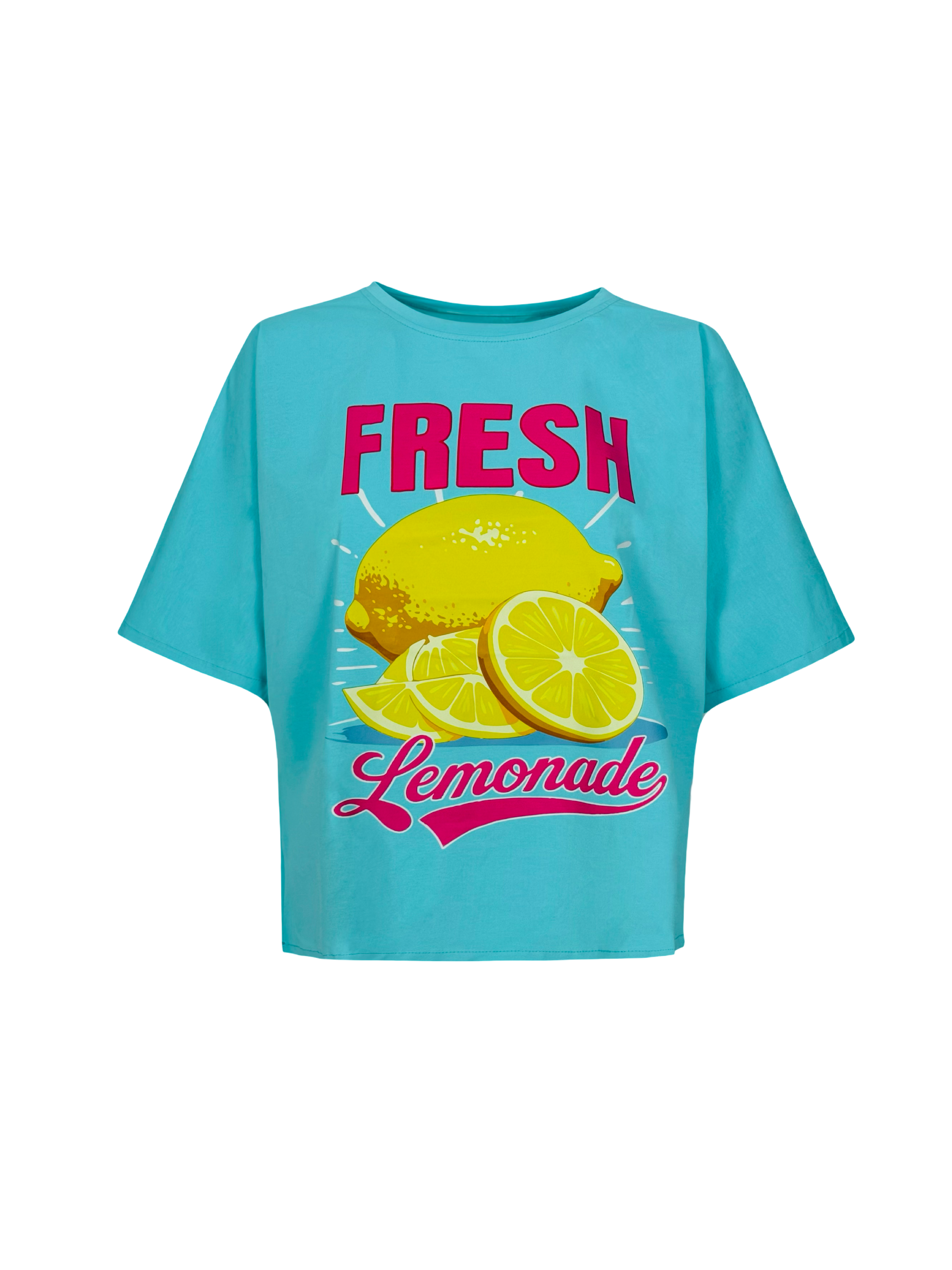 Fresh Lemonada Aqua Half T-Shirt