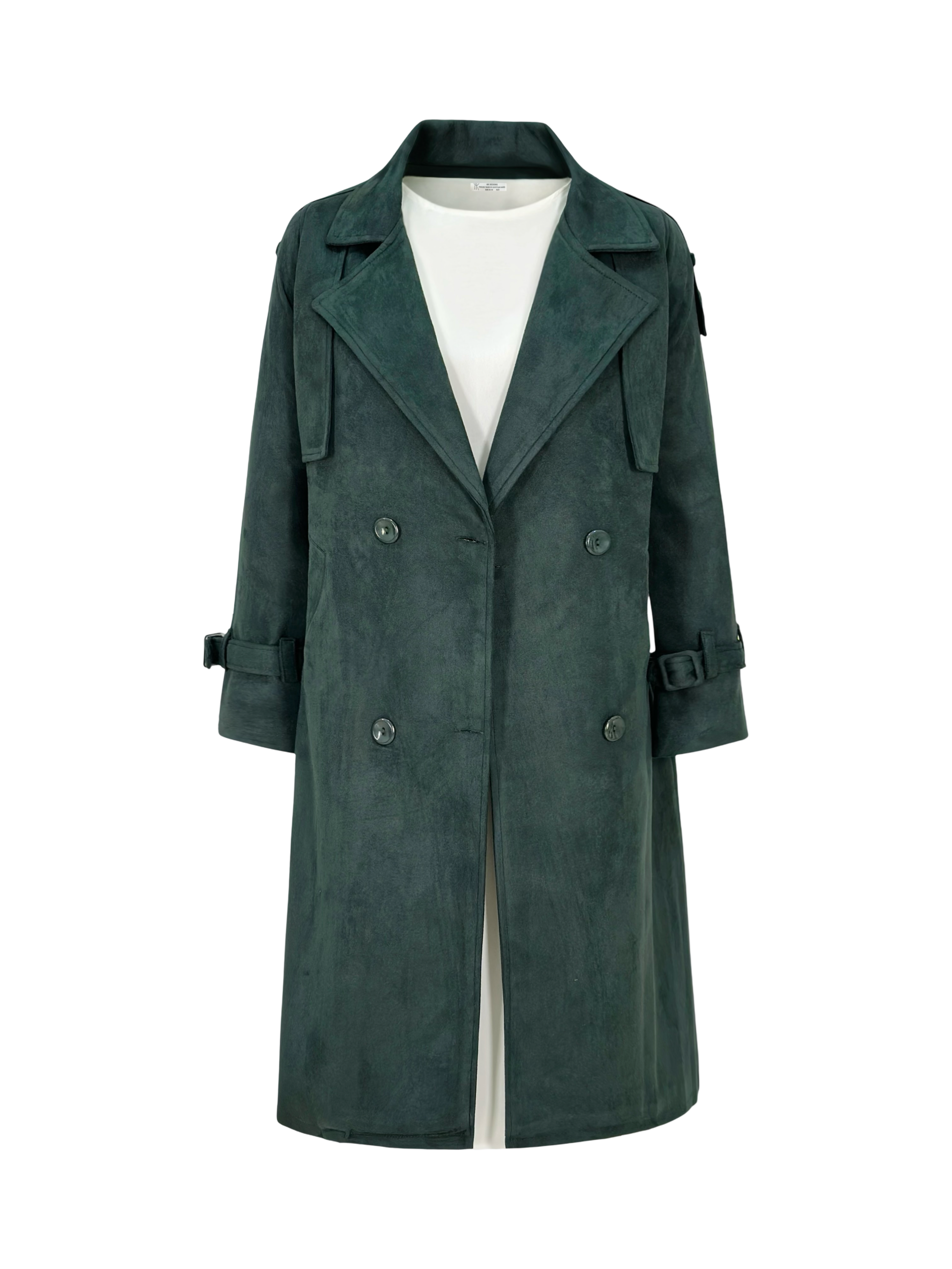 Suede Trench Coat
