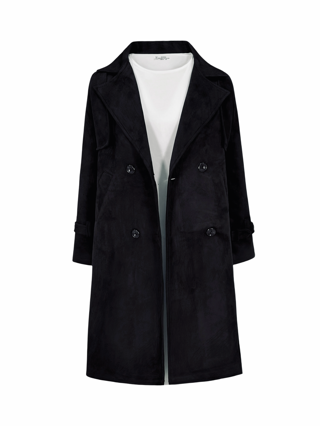 Suede Trench Coat