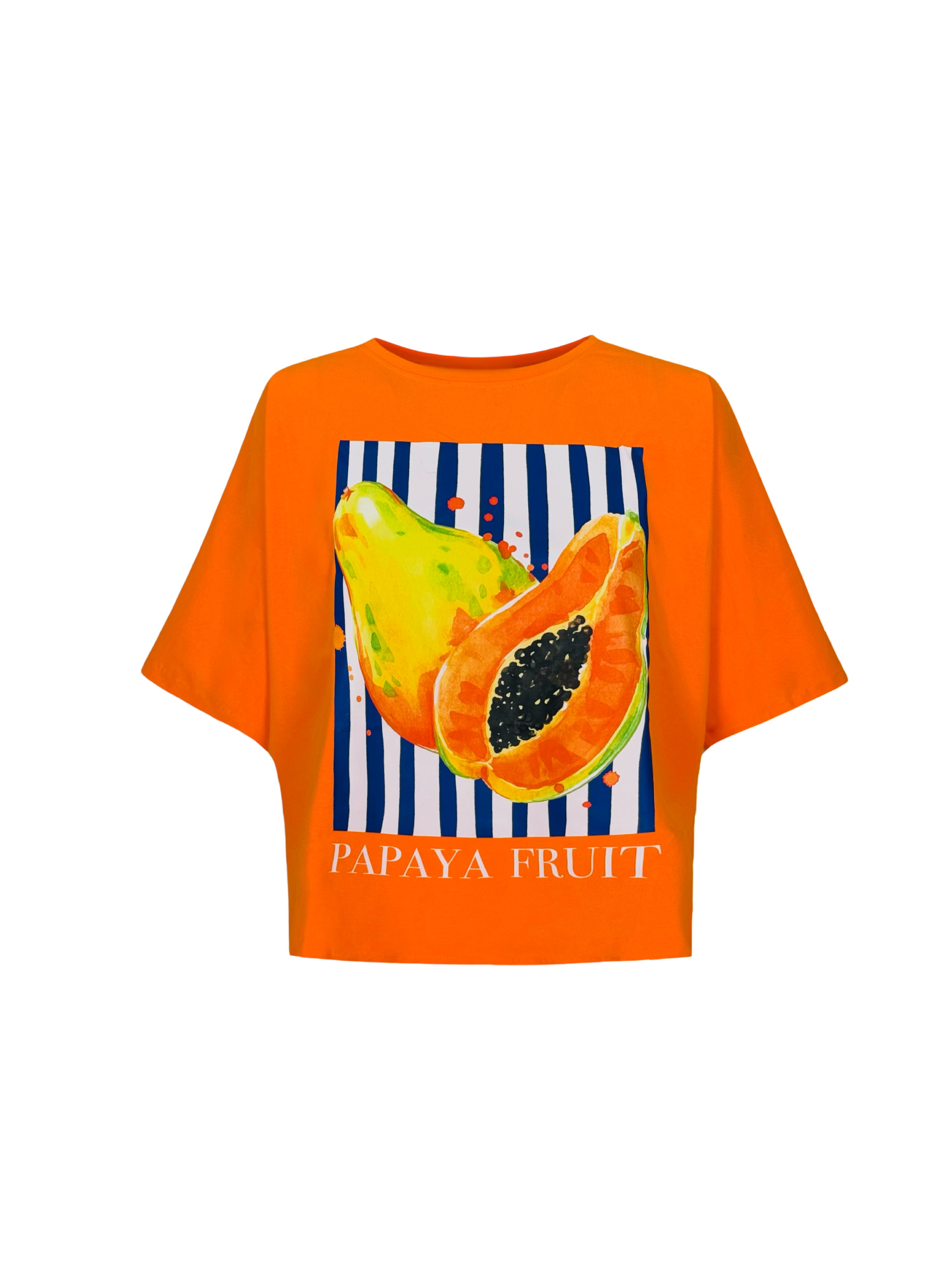 Orange Papaya Half T-Shirt