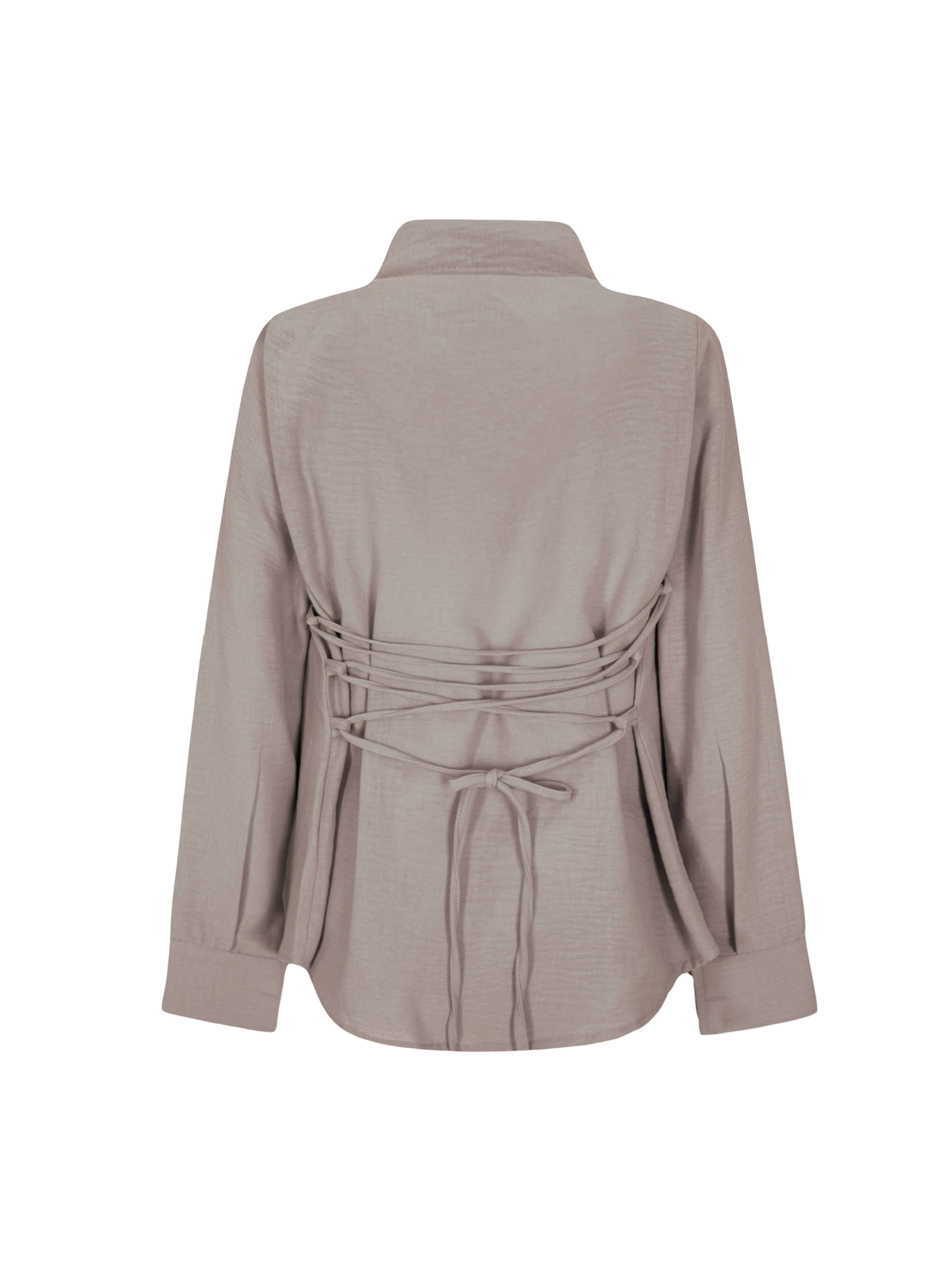 Linen Criss Cross Set Shirt
