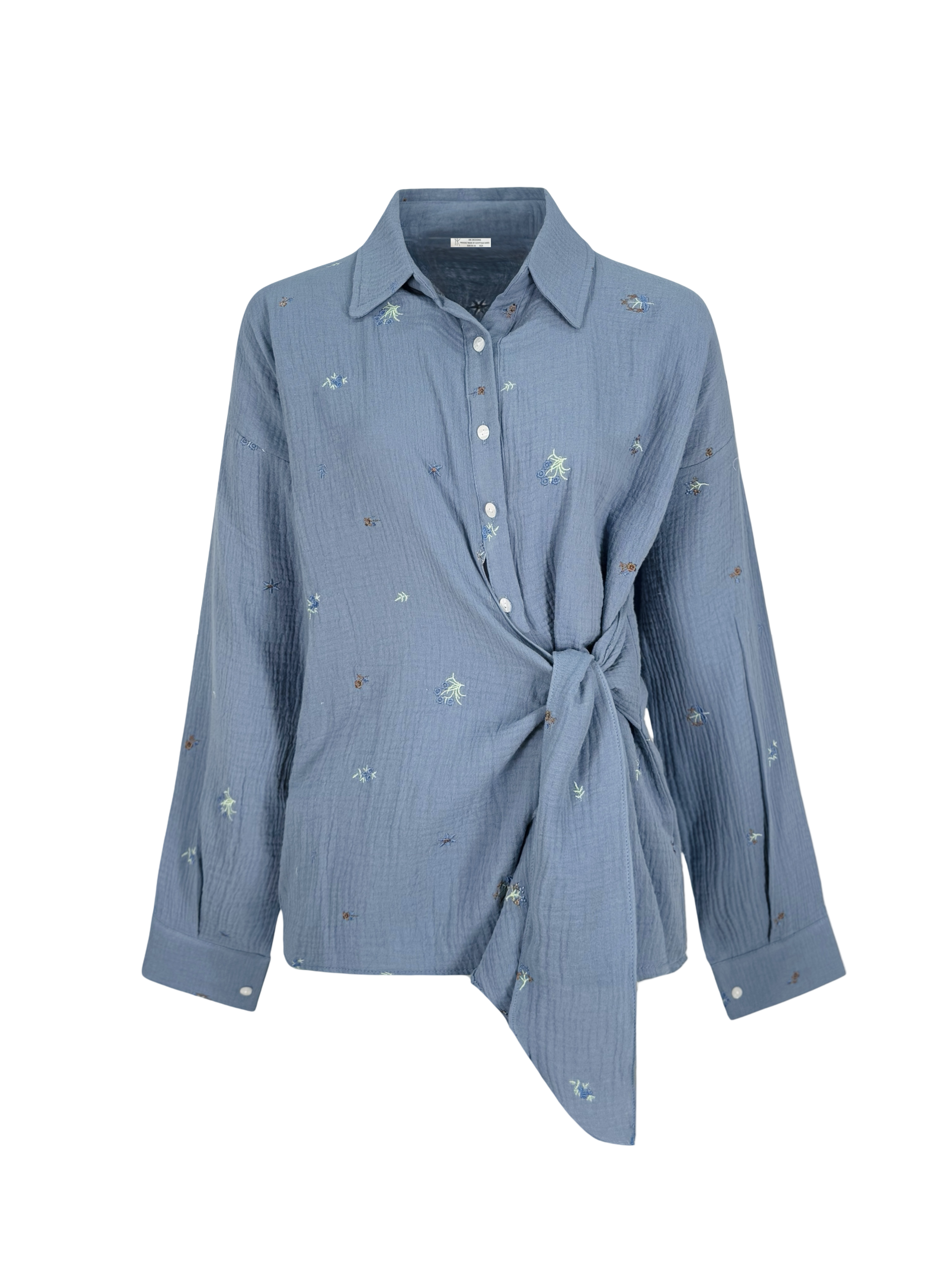 Embroidered Floral Shirt