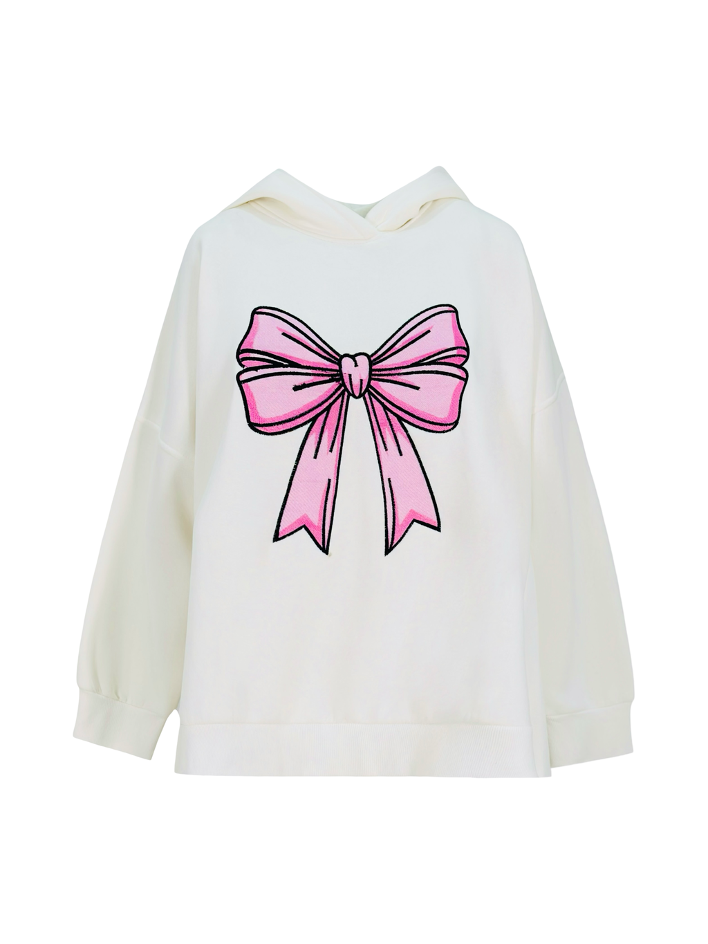 I’M A GIRL EMBROIDERED SWEATSHIRT