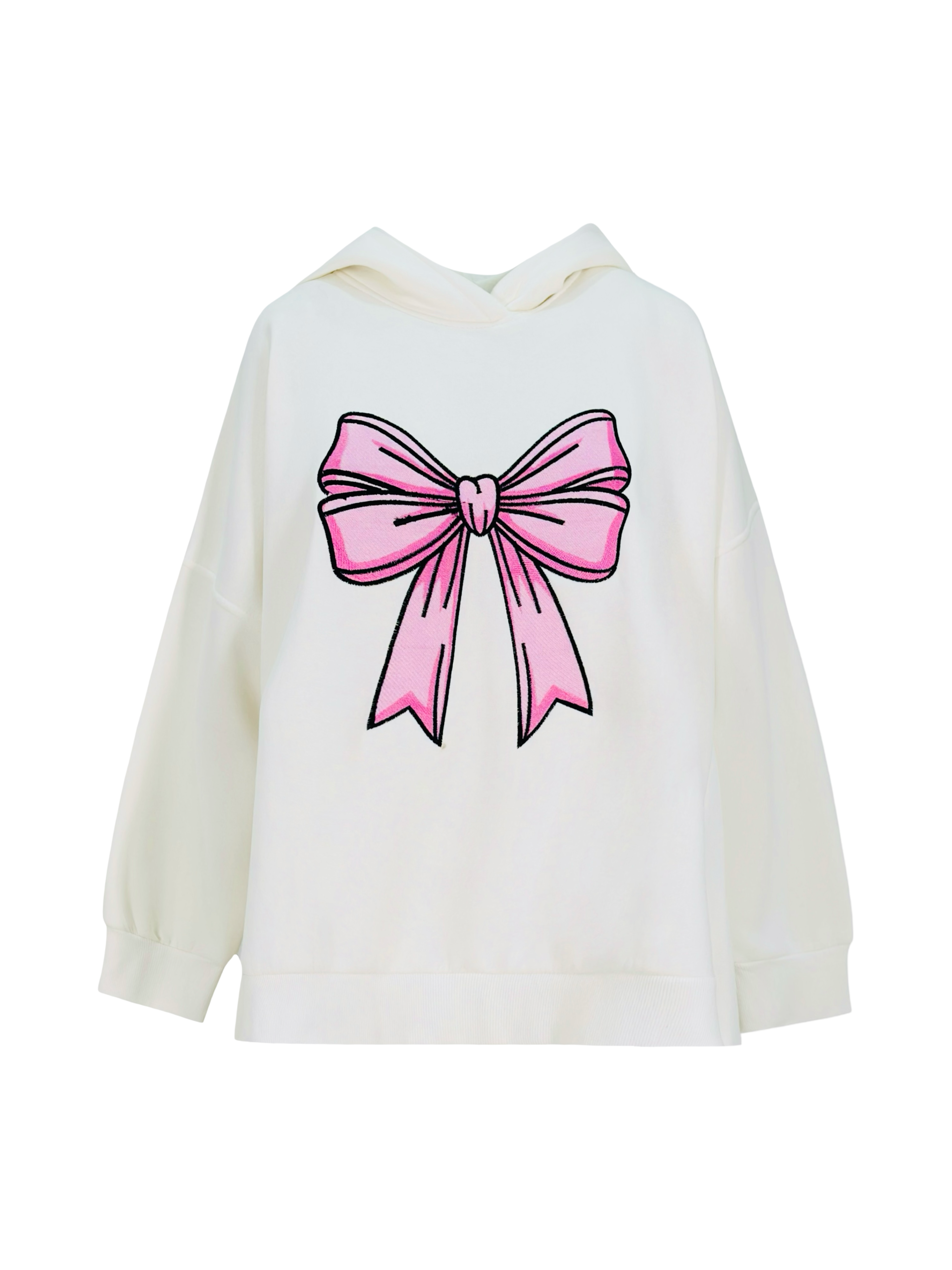 I’M A GIRL EMBROIDERED SWEATSHIRT