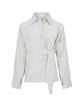 Wrap it Embroidered Set Shirt