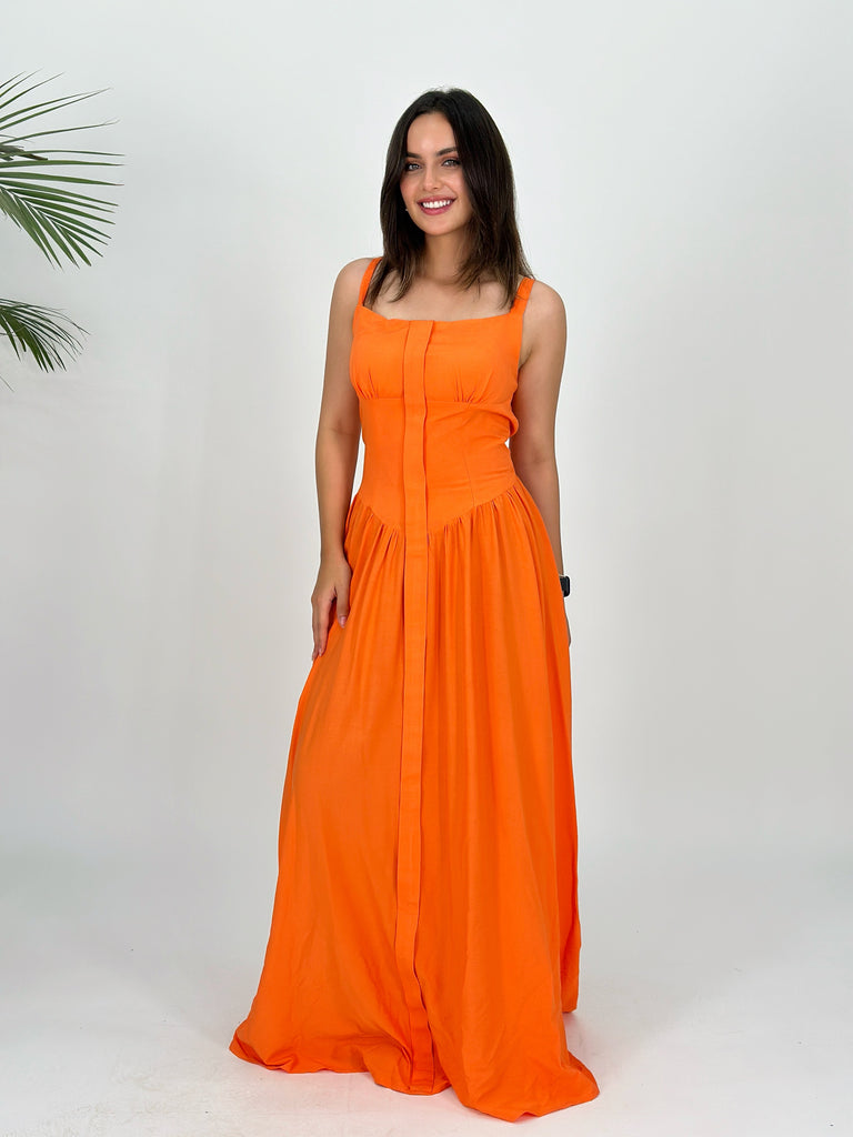 Positano Dress Orange