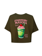 Strawberry Matcha Half T-Shirt