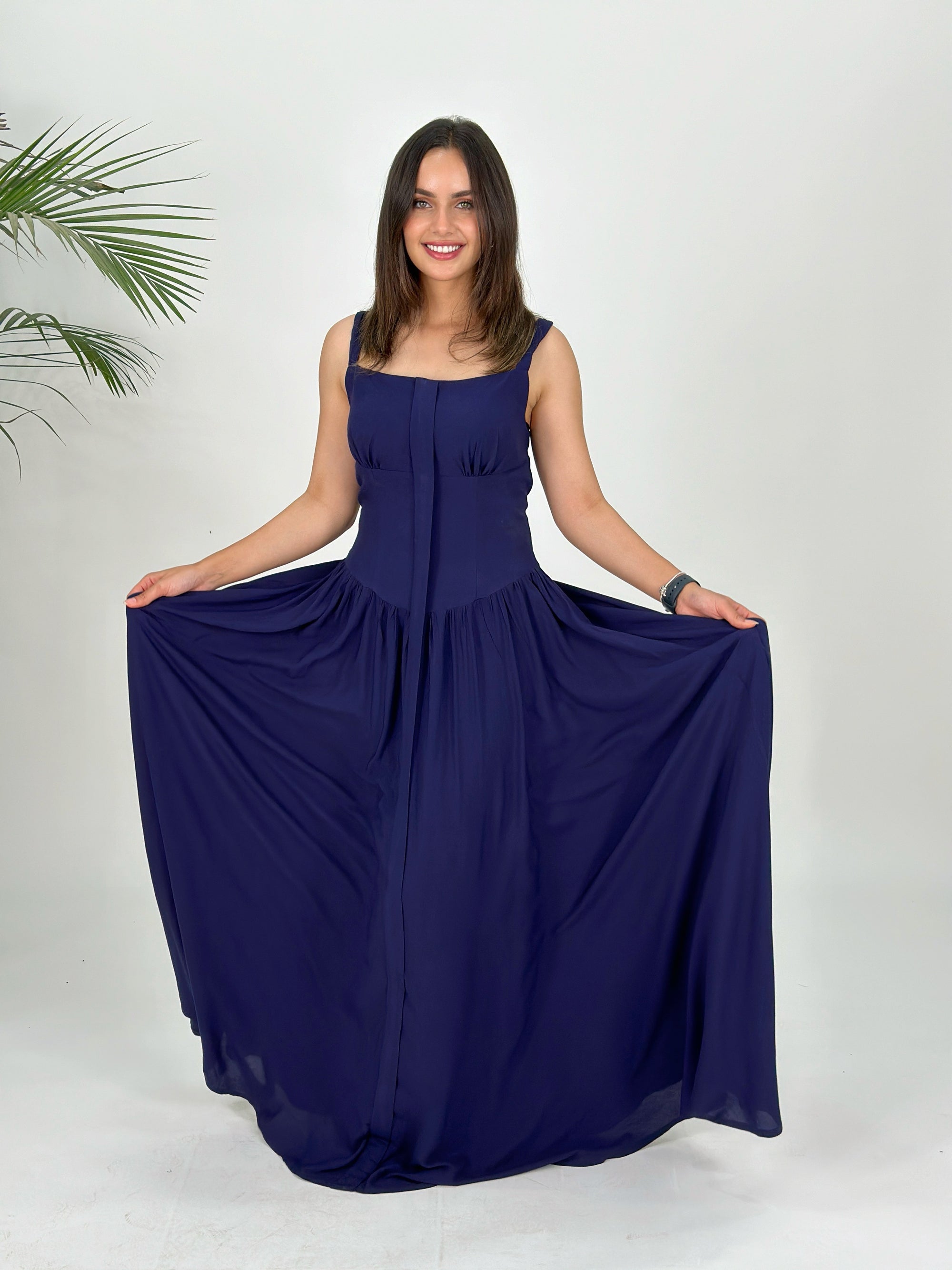 Positano Dress Navy