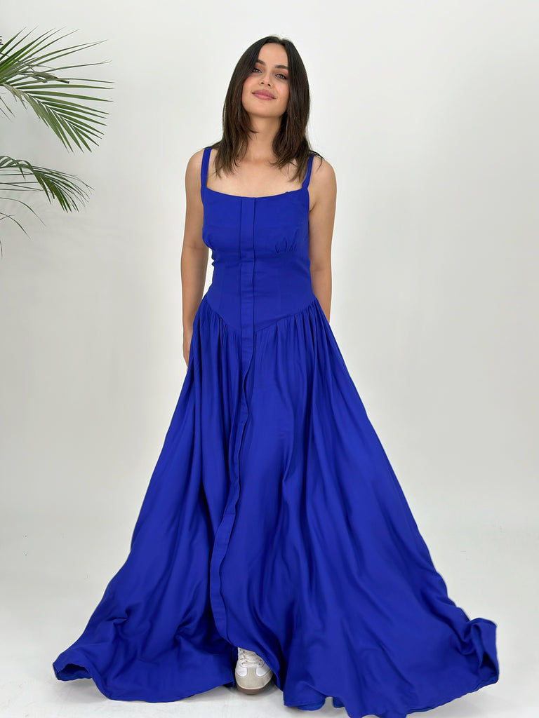 Positano Dress Royal Blue