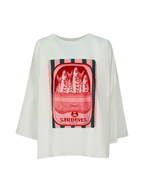 Cream Sardines Long T-Shirt