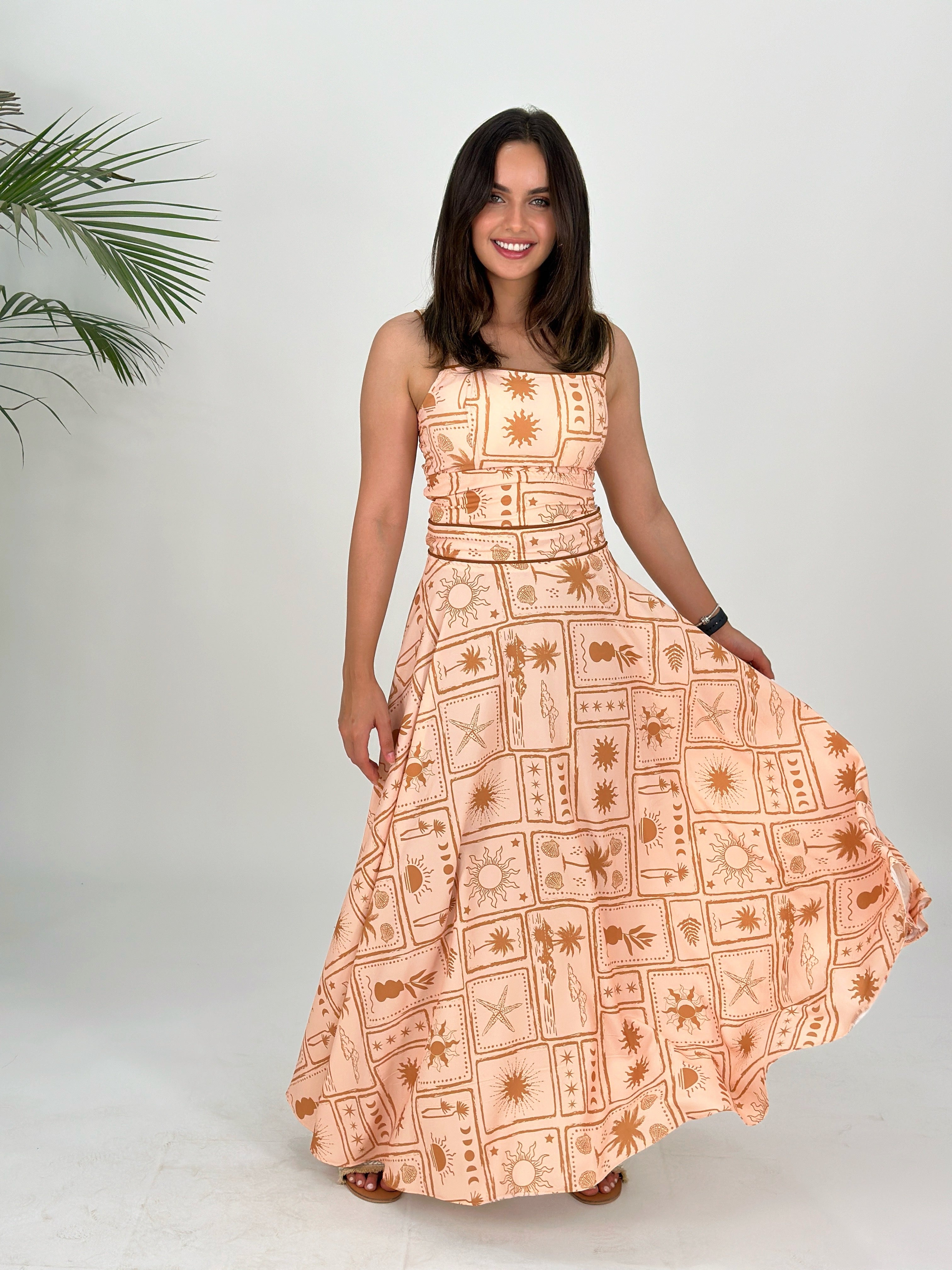 Sandy Ruff Golden Sandy Rays Big Ruff Skirt – HK Designs