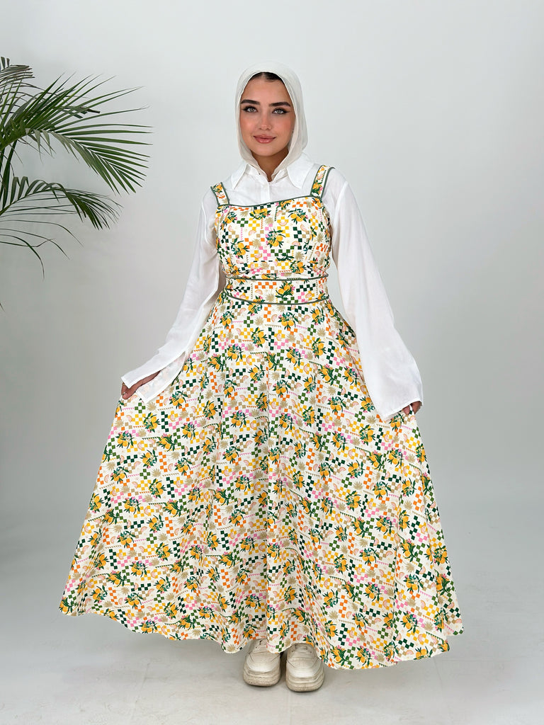 Amalfi Limes Big Ruff Skirt