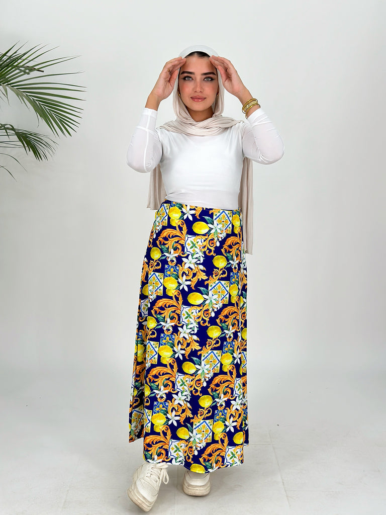 Amalfi Nights Slim Skirt