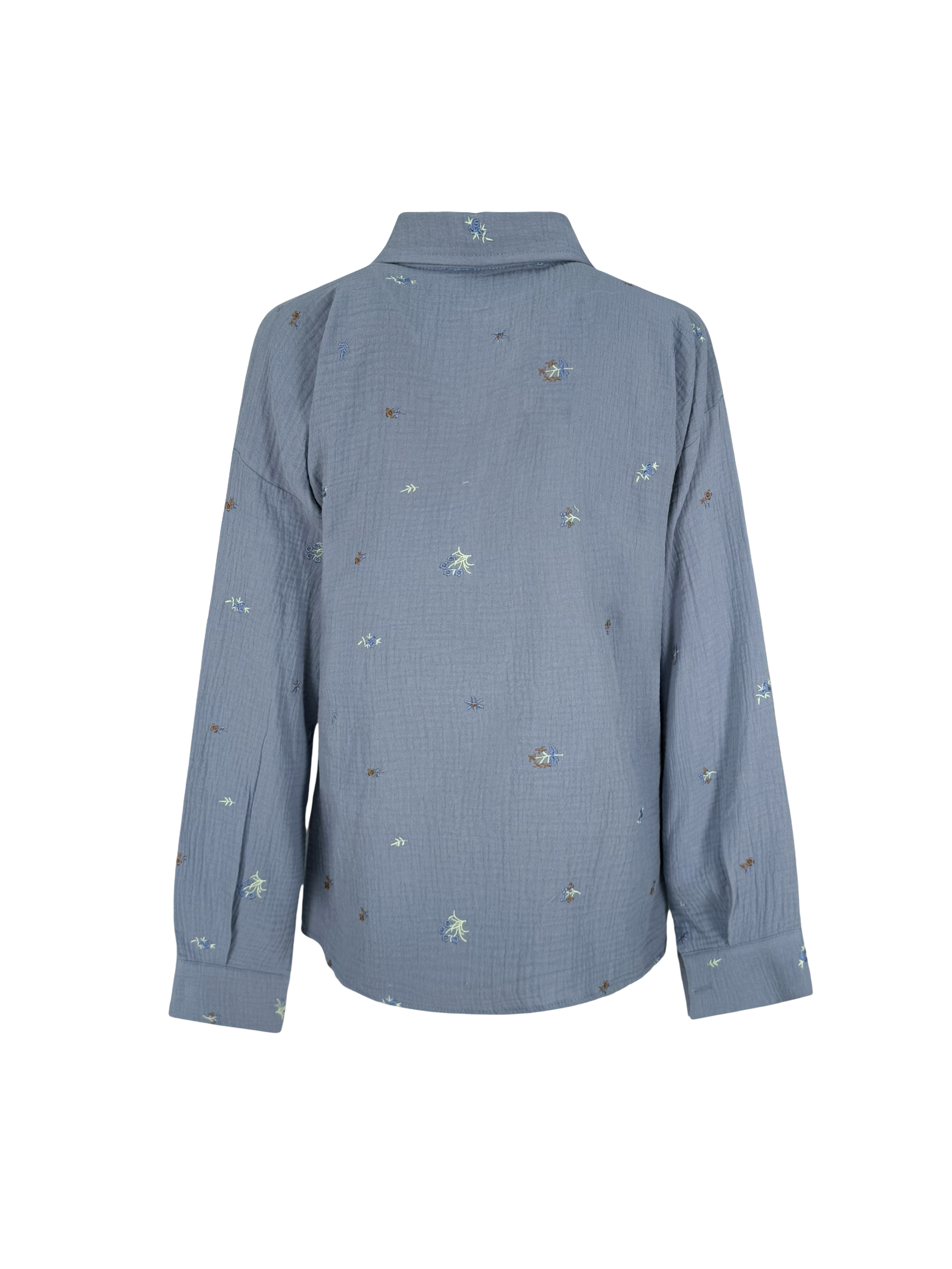 Embroidered Floral Shirt