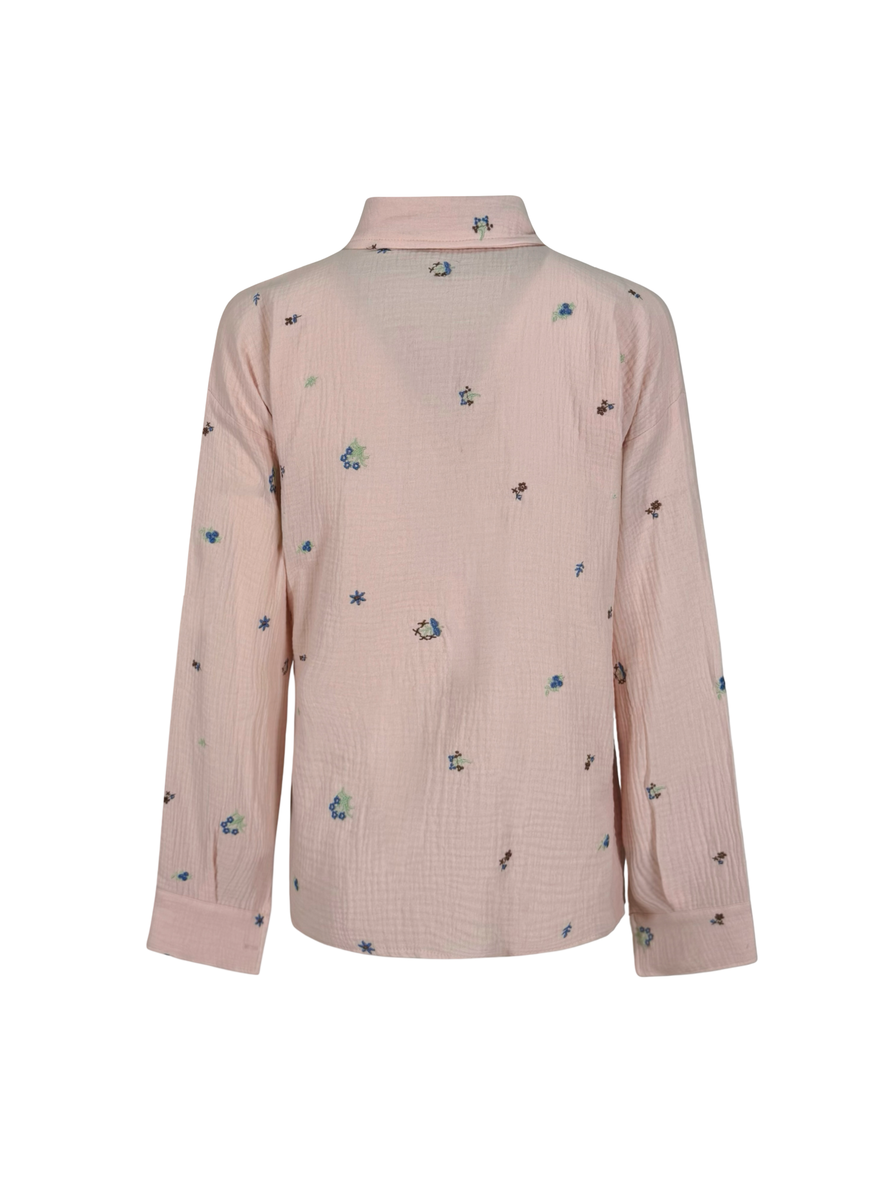 Embroidered Floral Shirt