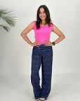 Navy Garden Pants