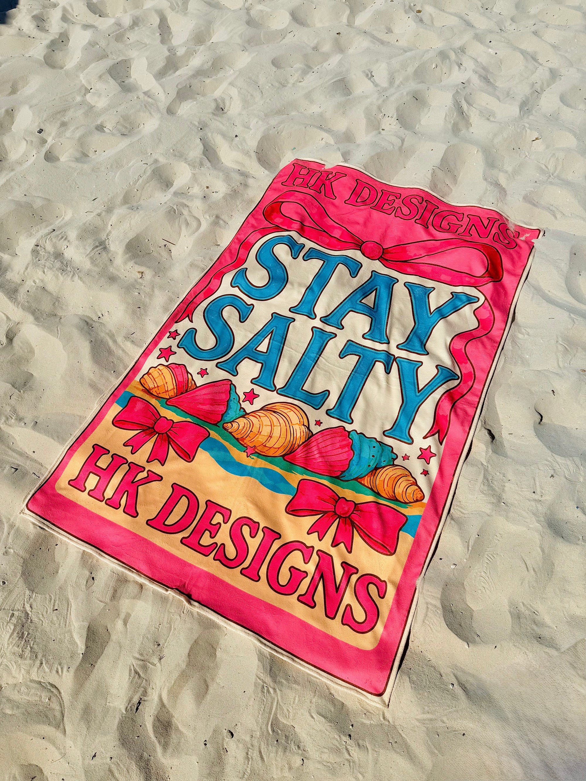 Microfiber Towel Salty Beach