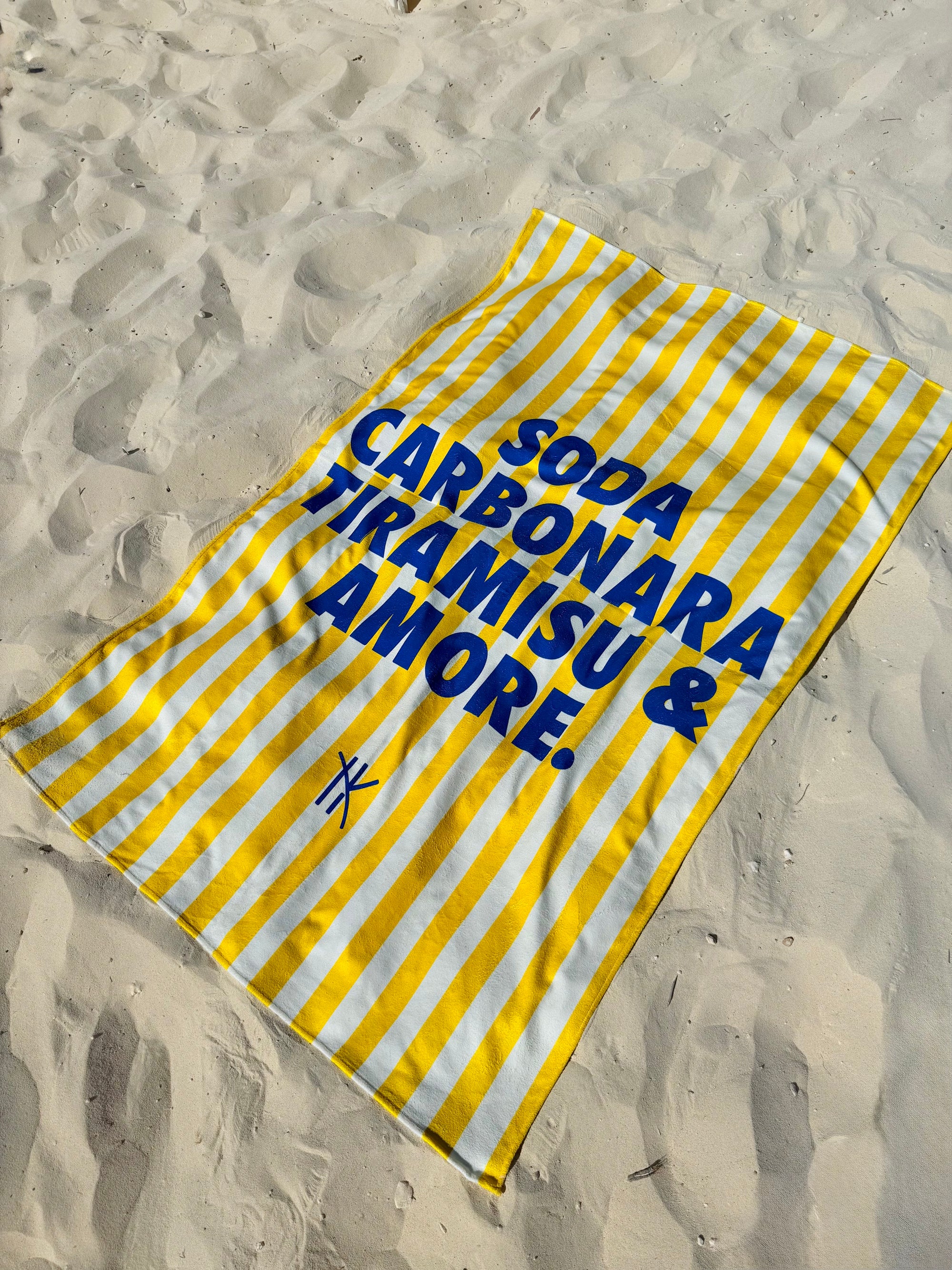 Microfiber Towel Yellow Summers