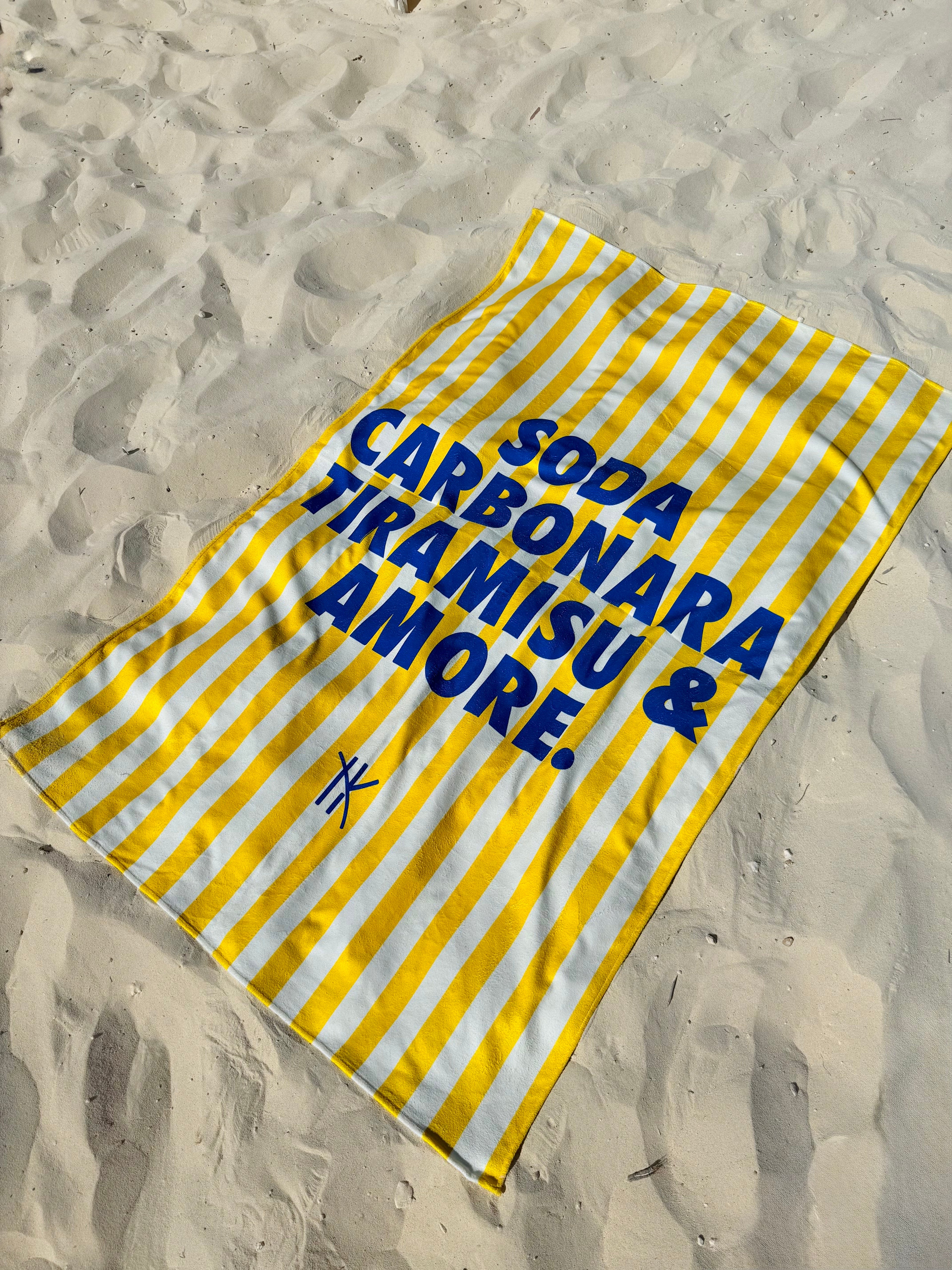 Microfiber Towel Yellow Summers