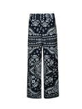 Black Boho Summer Set Pants