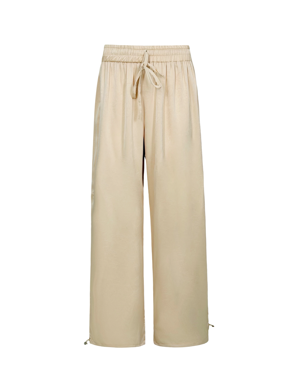 Silk Puff Set Pants
