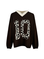10 Leopard Oversized Knit