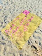 Microfiber Towel Beach Post Card