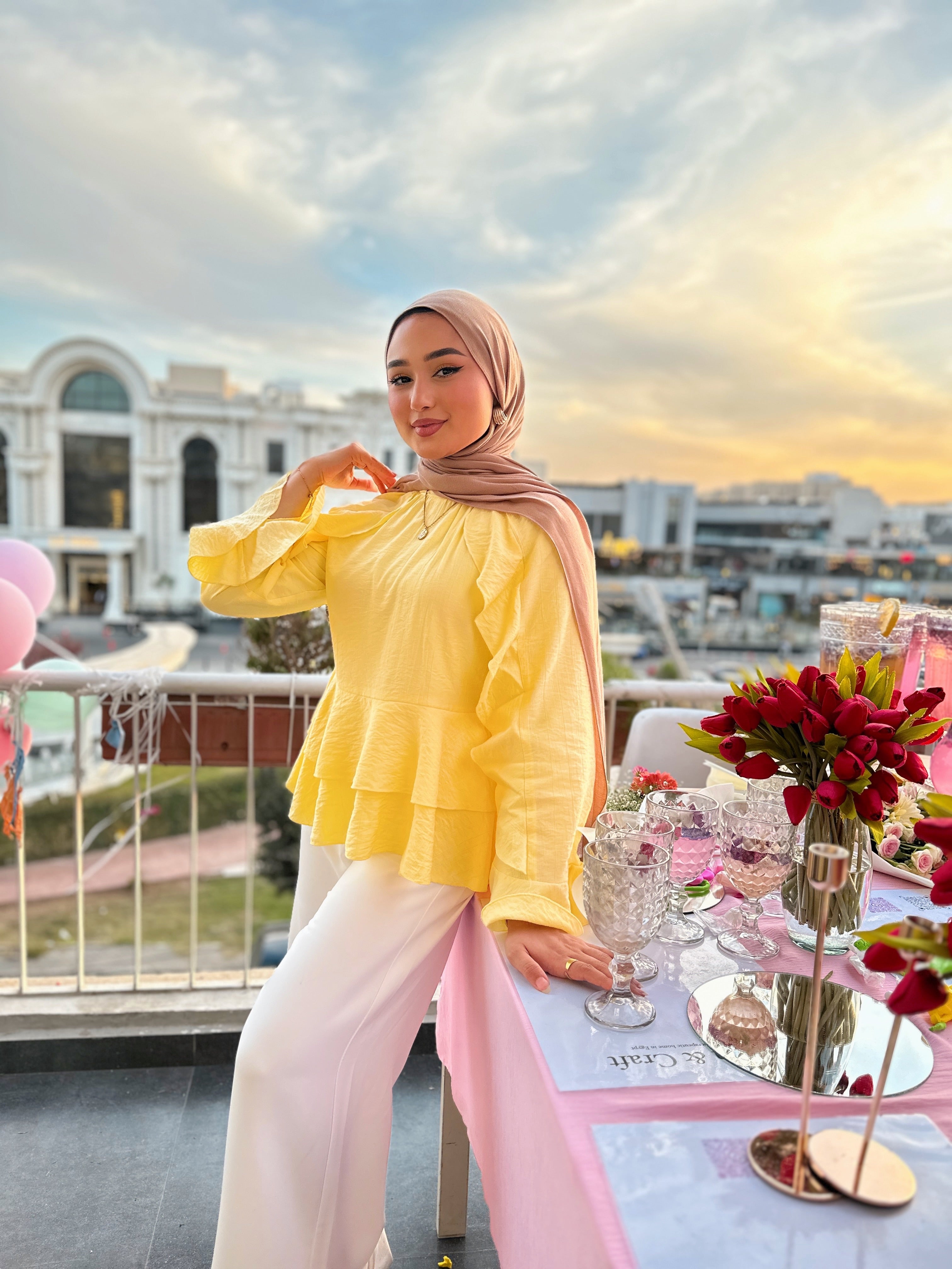 Ruffle Charm Blouse