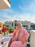 Plisse Set Shirt Rose