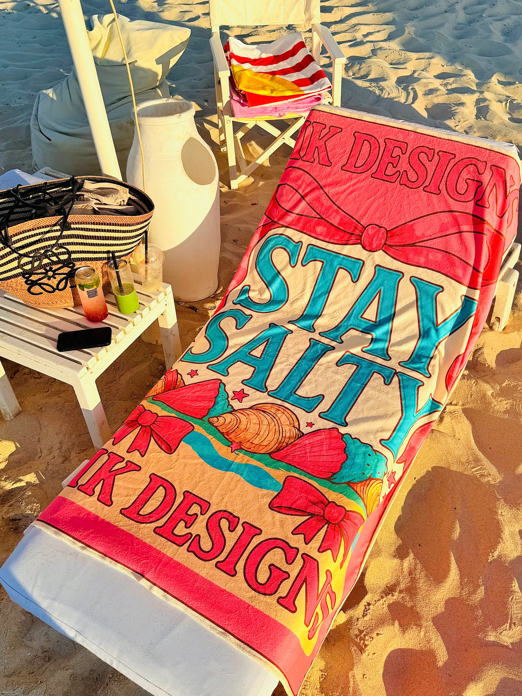 Microfiber Towel Salty Beach