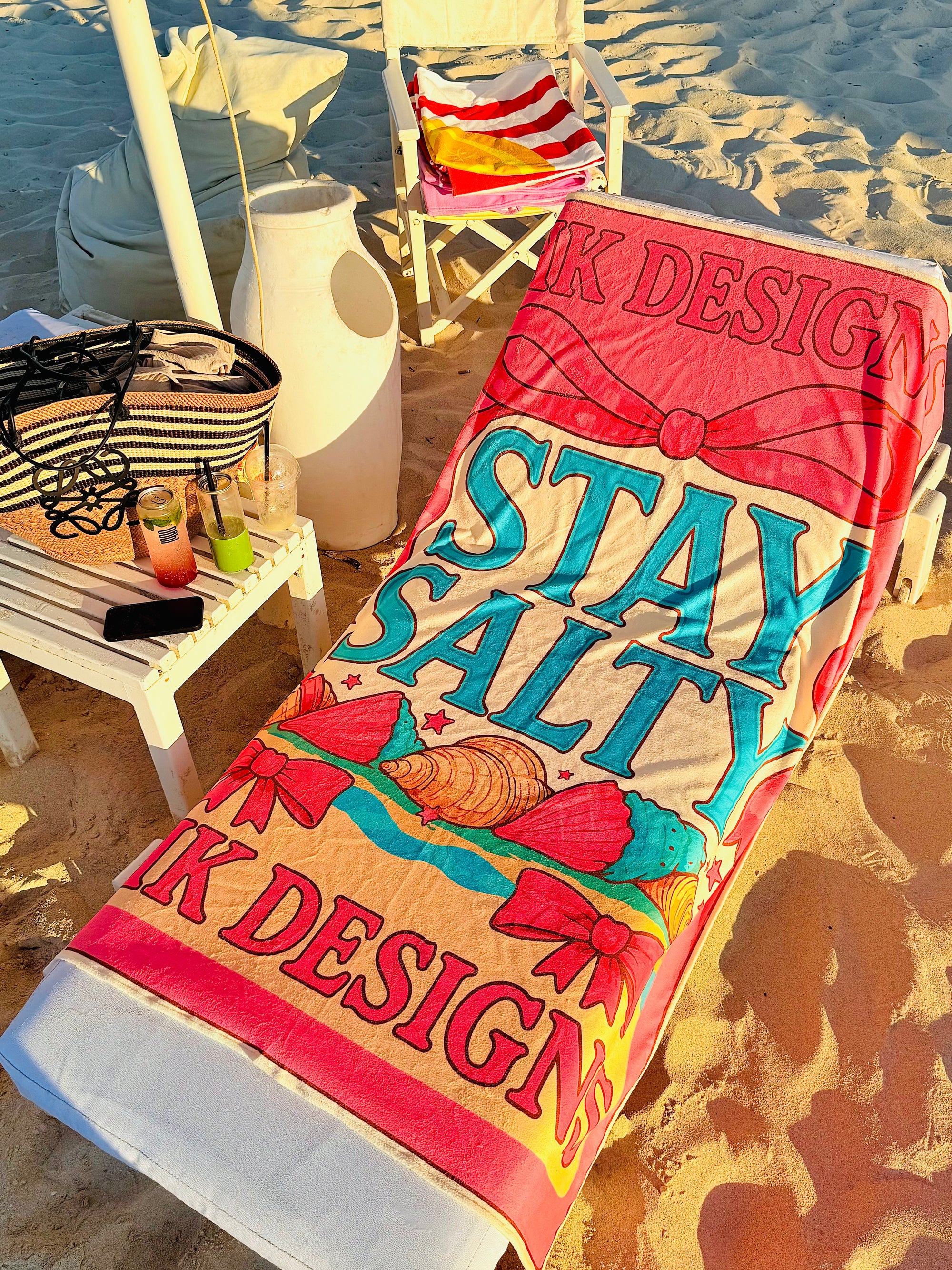 Microfiber Towel Salty Beach