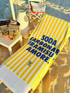 Microfiber Towel Yellow Summers
