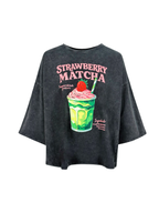 Strawberry Matcha Long T-Shirt
