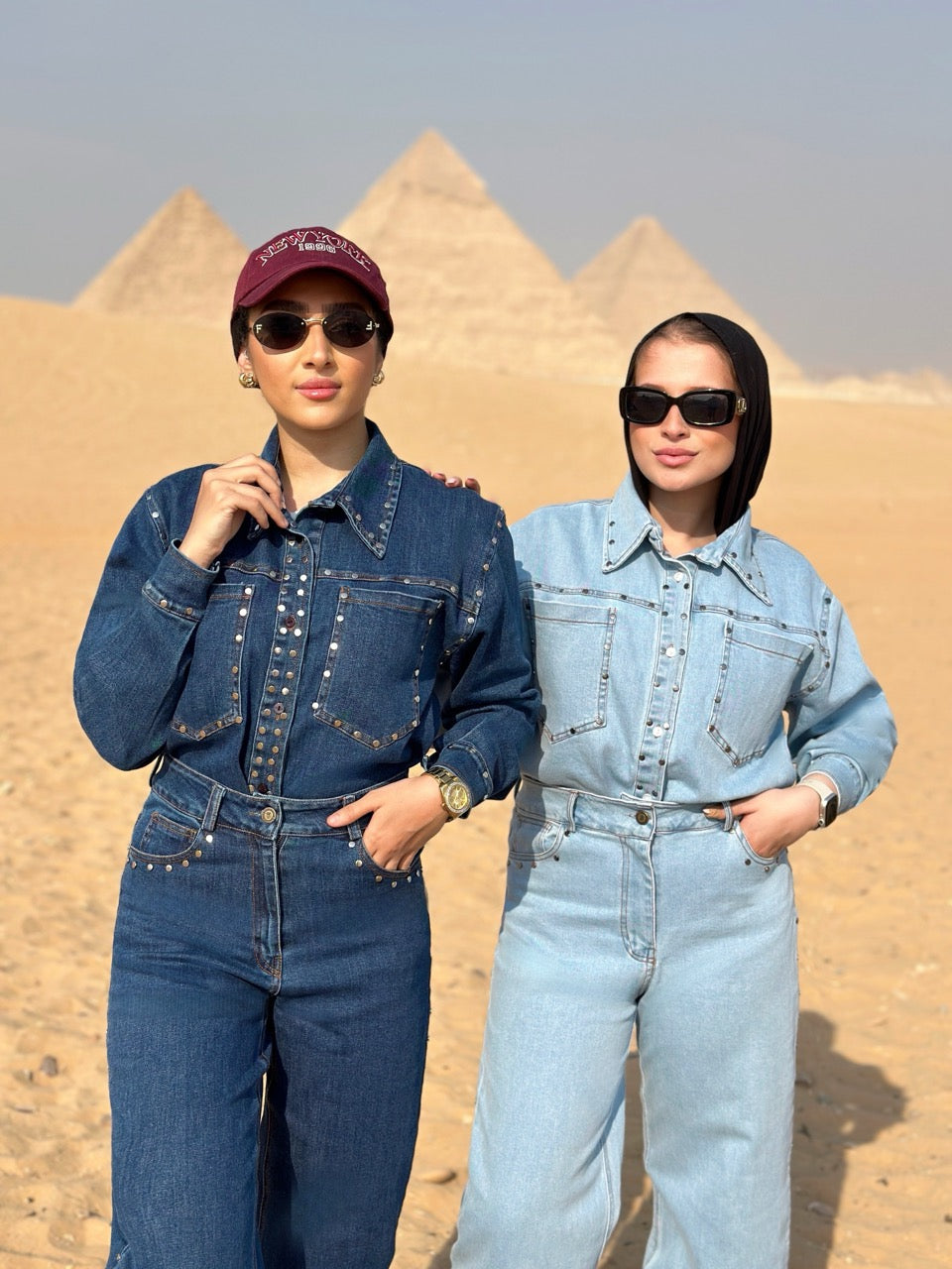 Pin it Out Denim Set Shirt Ice
