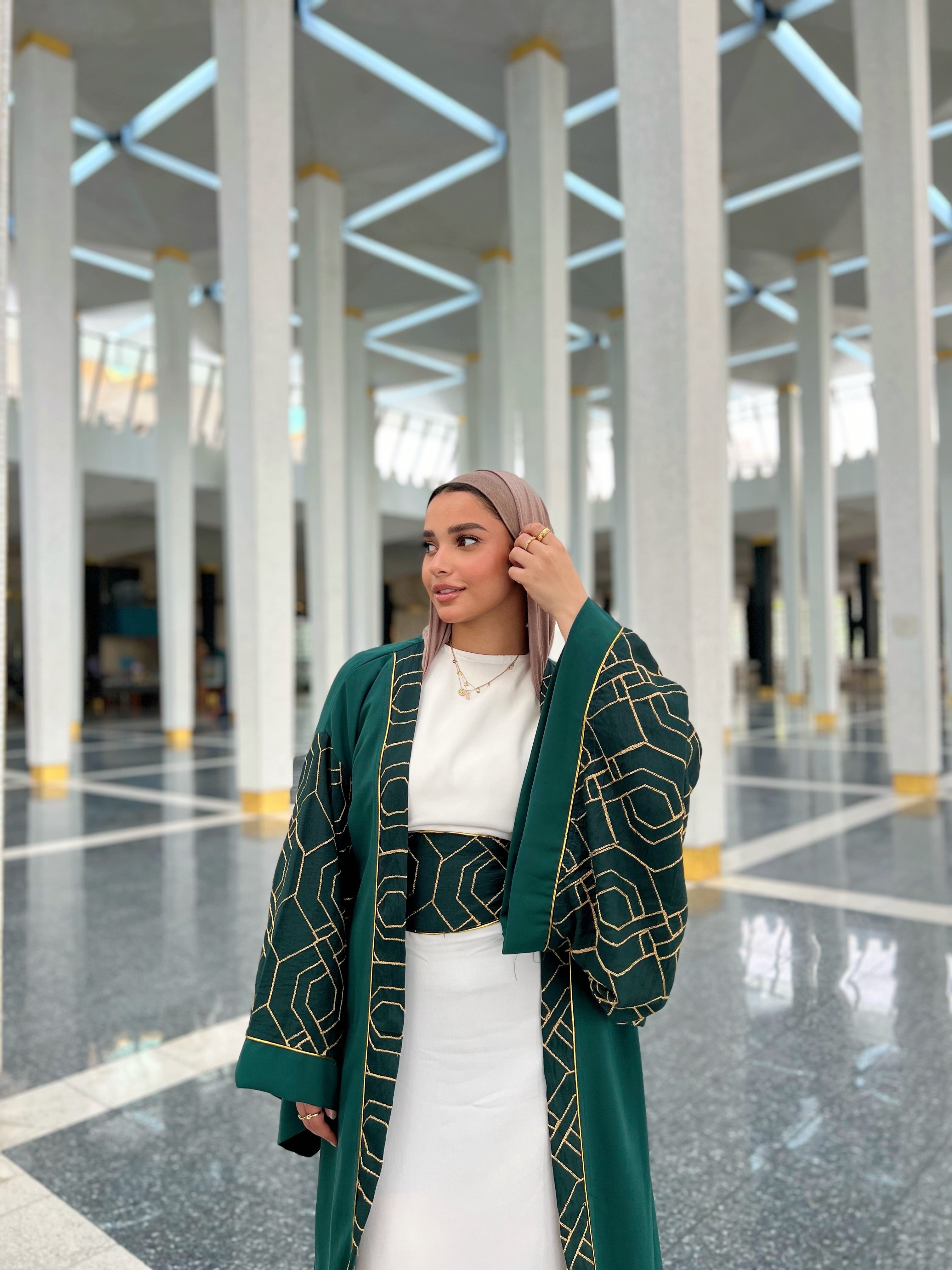 Golden Arabesque Kaftan