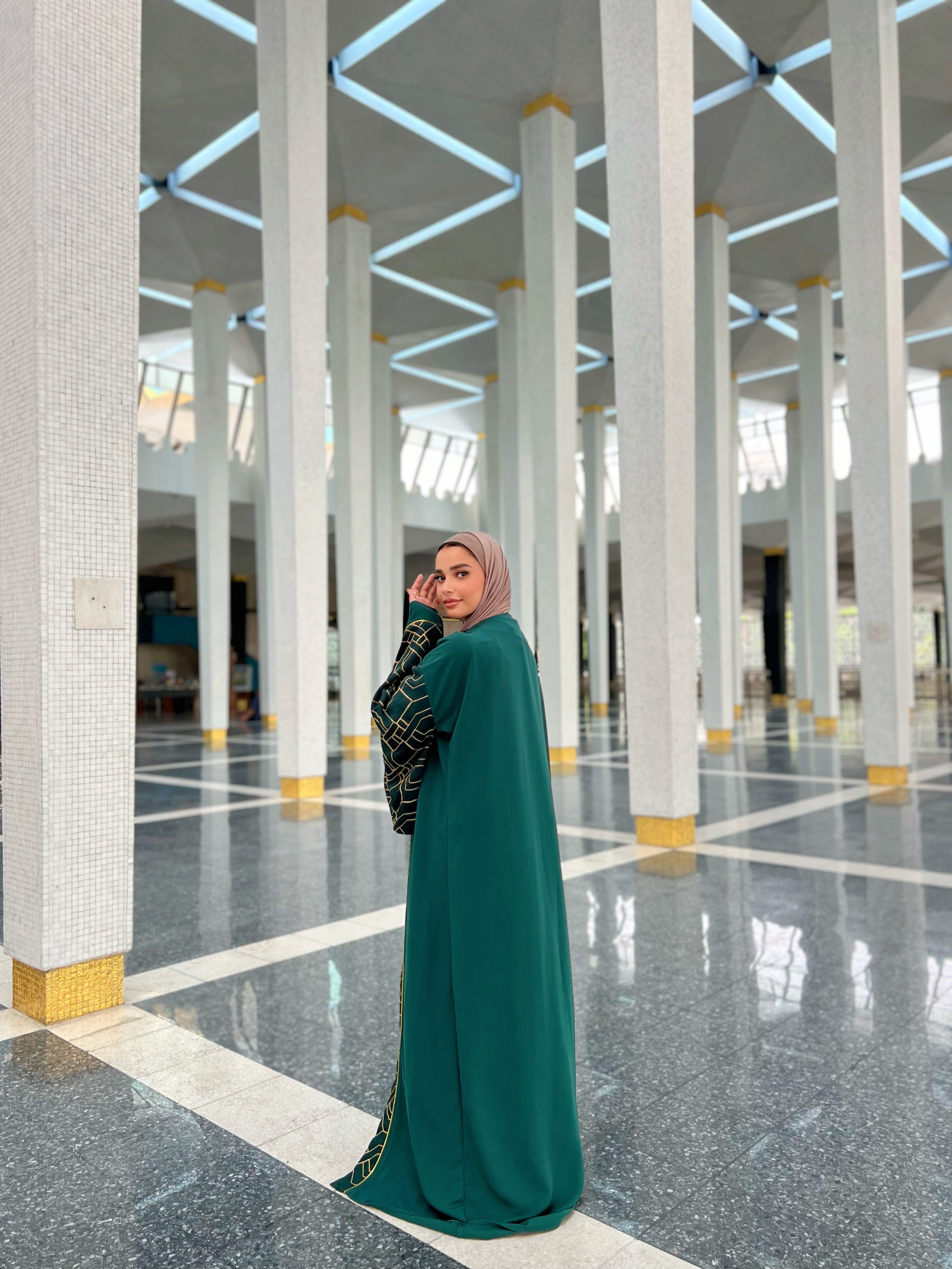 Golden Arabesque Kaftan