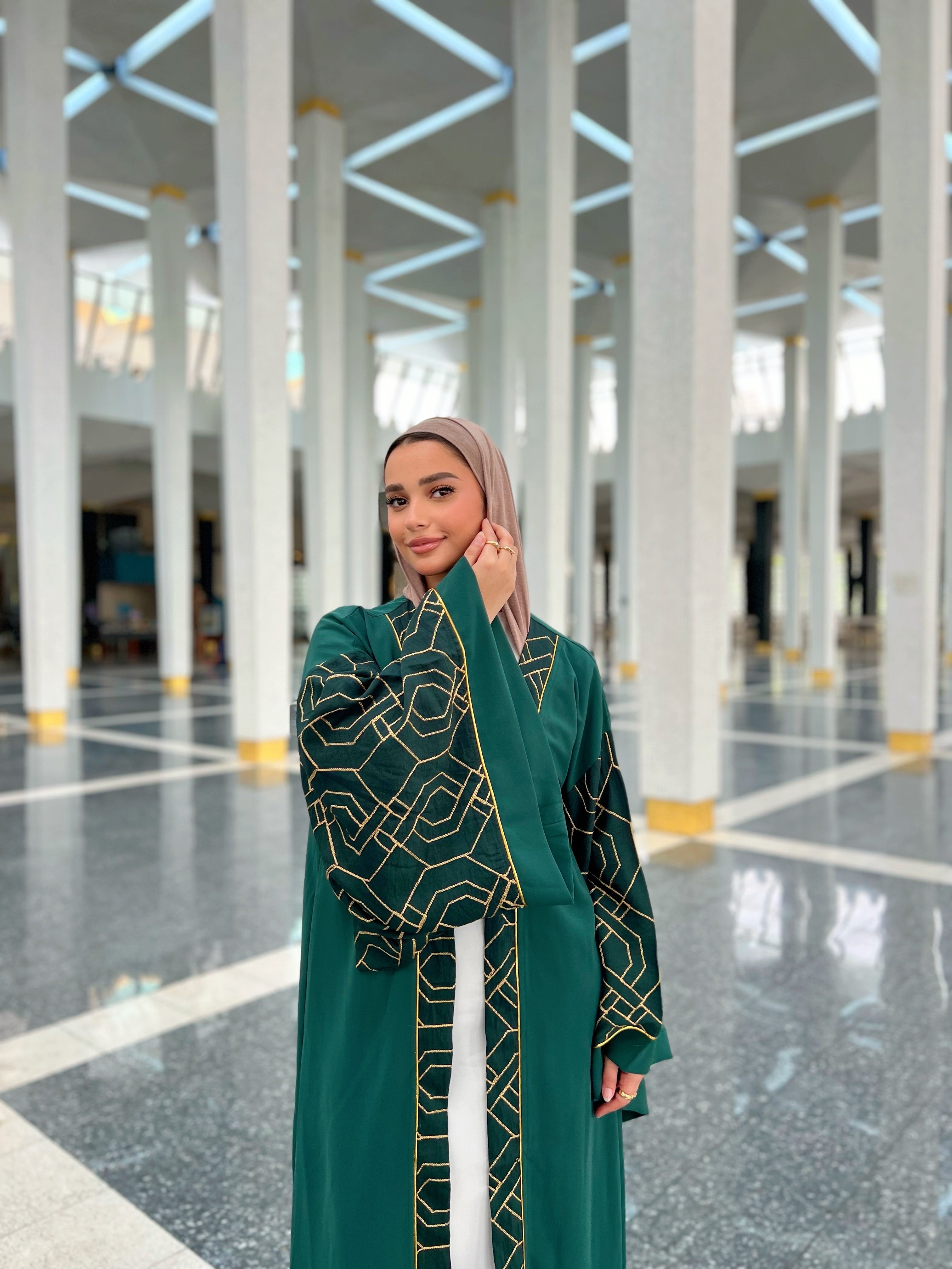 Golden Arabesque Kaftan