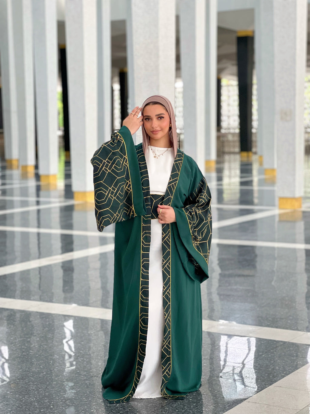 Golden Arabesque Kaftan