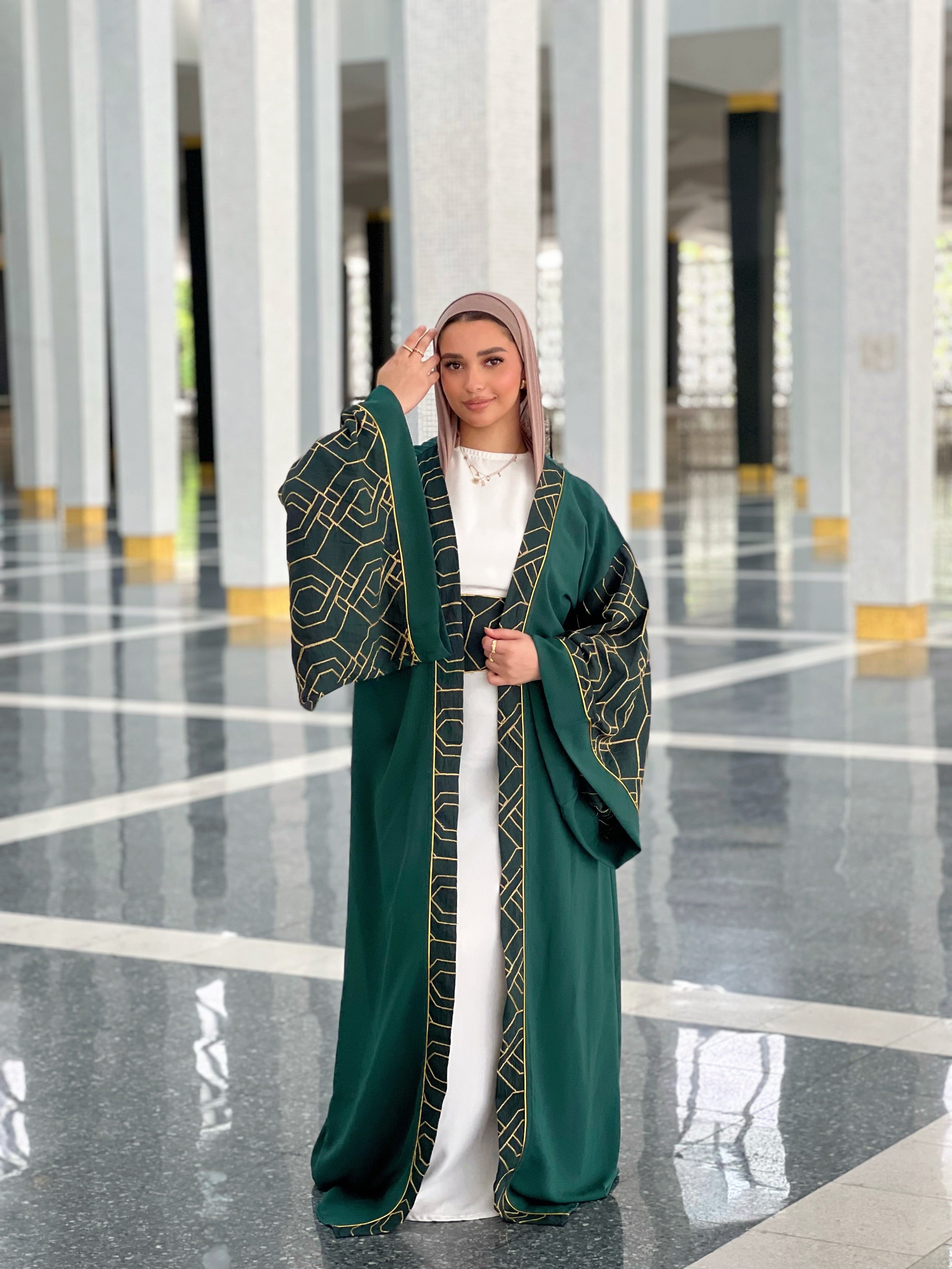 Golden Arabesque Kaftan