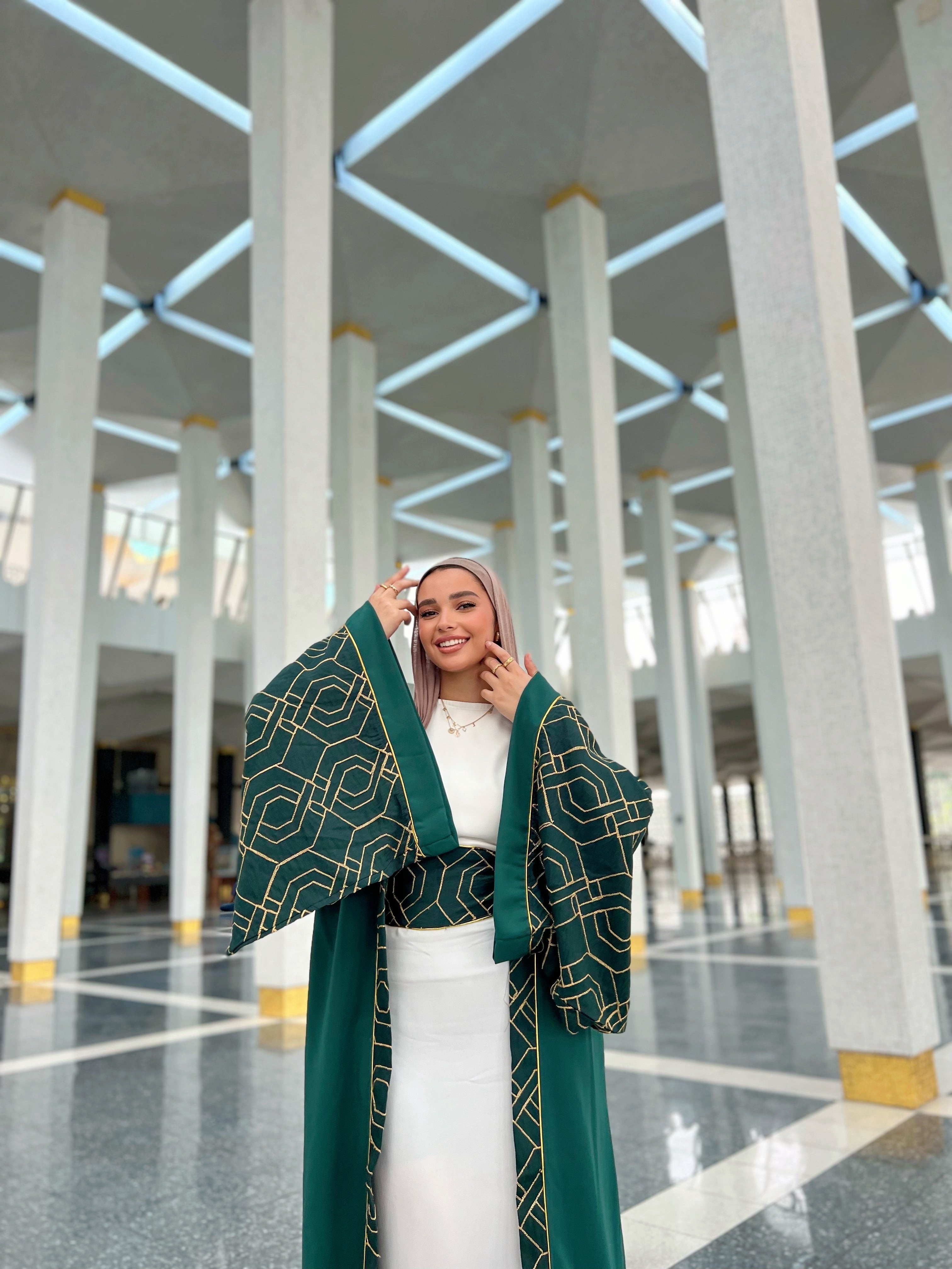 Golden Arabesque Kaftan