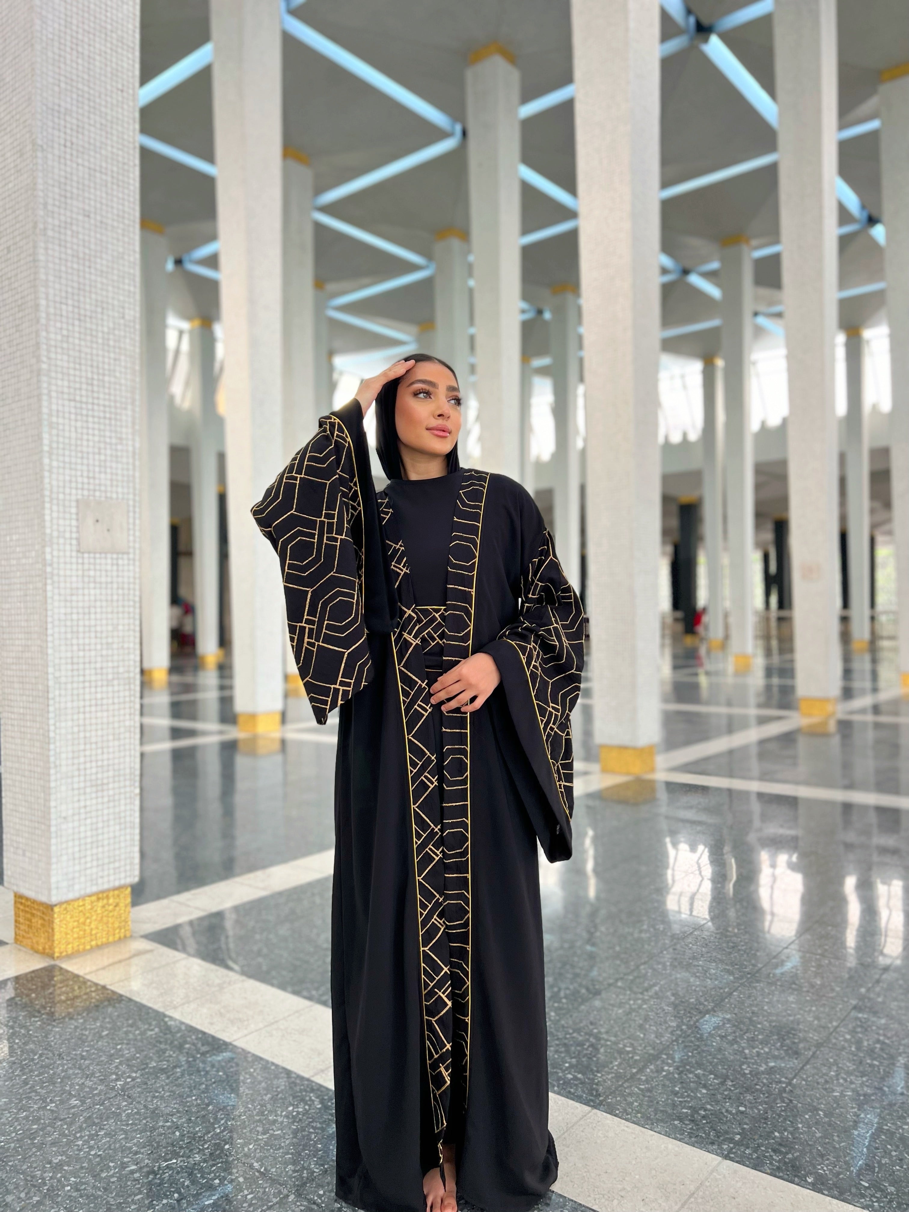 Golden Arabesque Kaftan