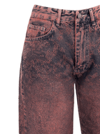 Distressed Balloon Denim