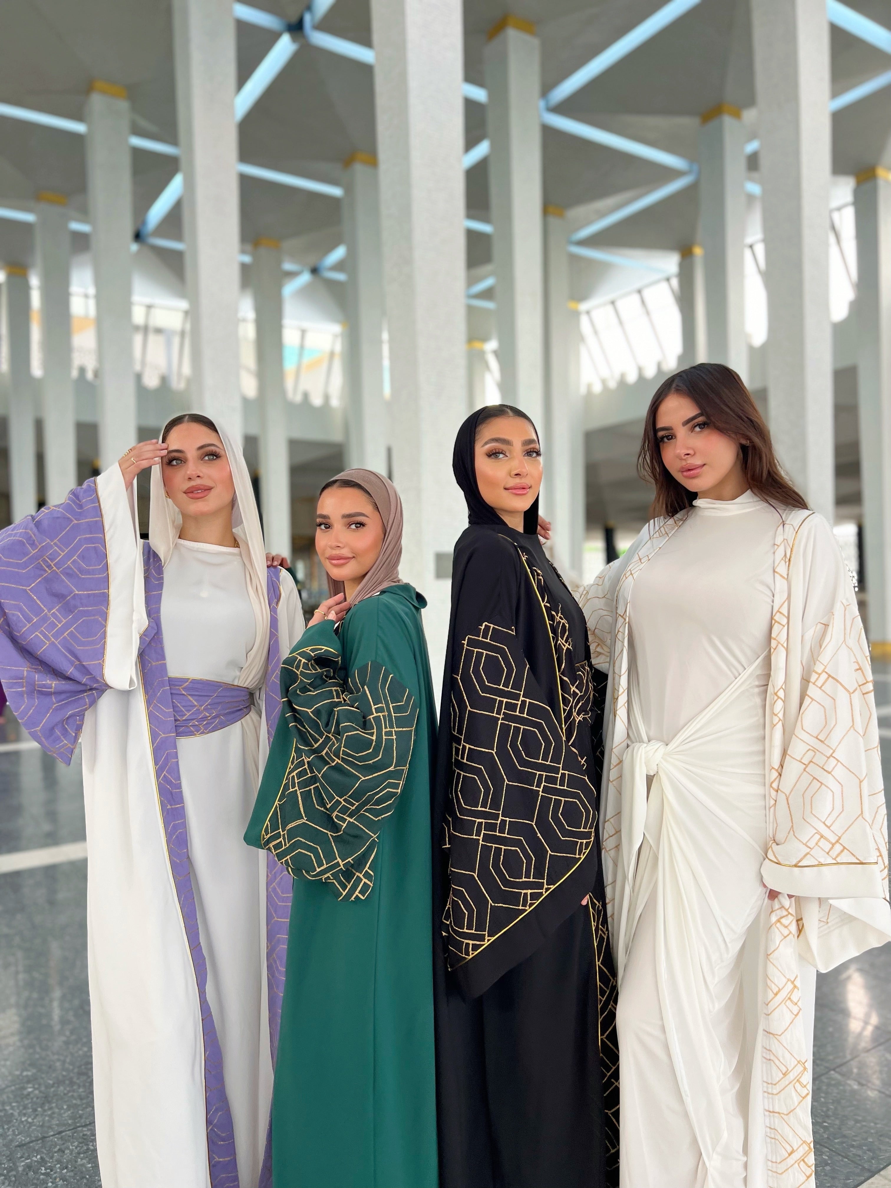 Golden Arabesque Kaftan