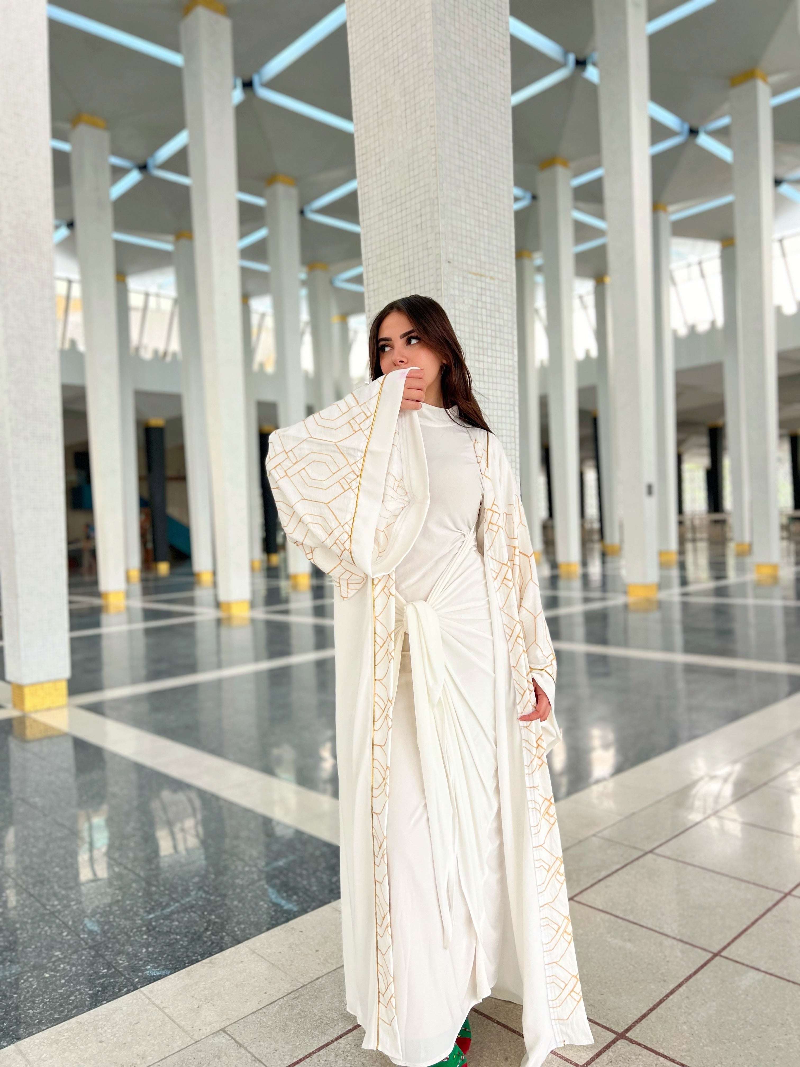 Golden Arabesque Kaftan