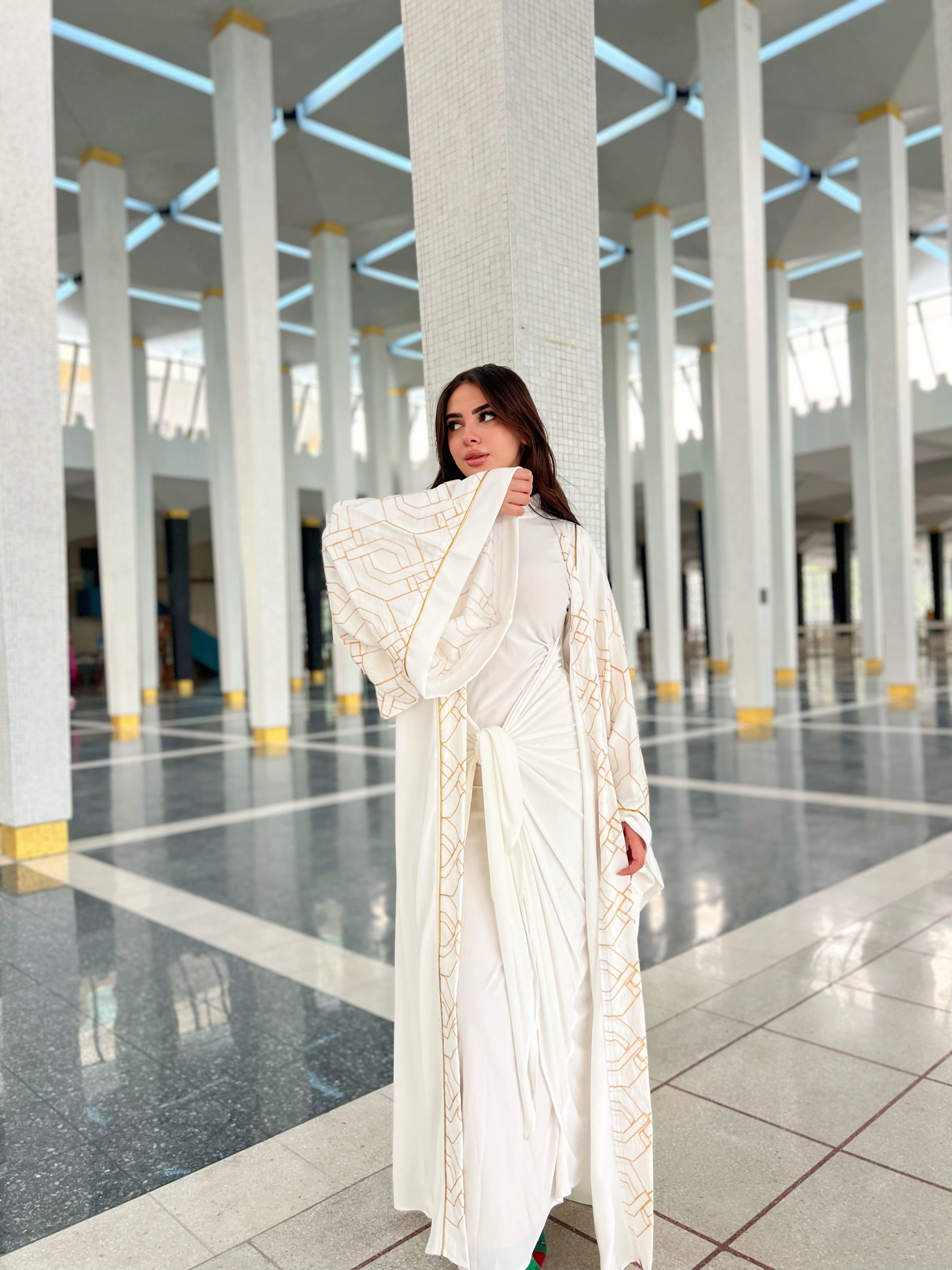 Golden Arabesque Kaftan