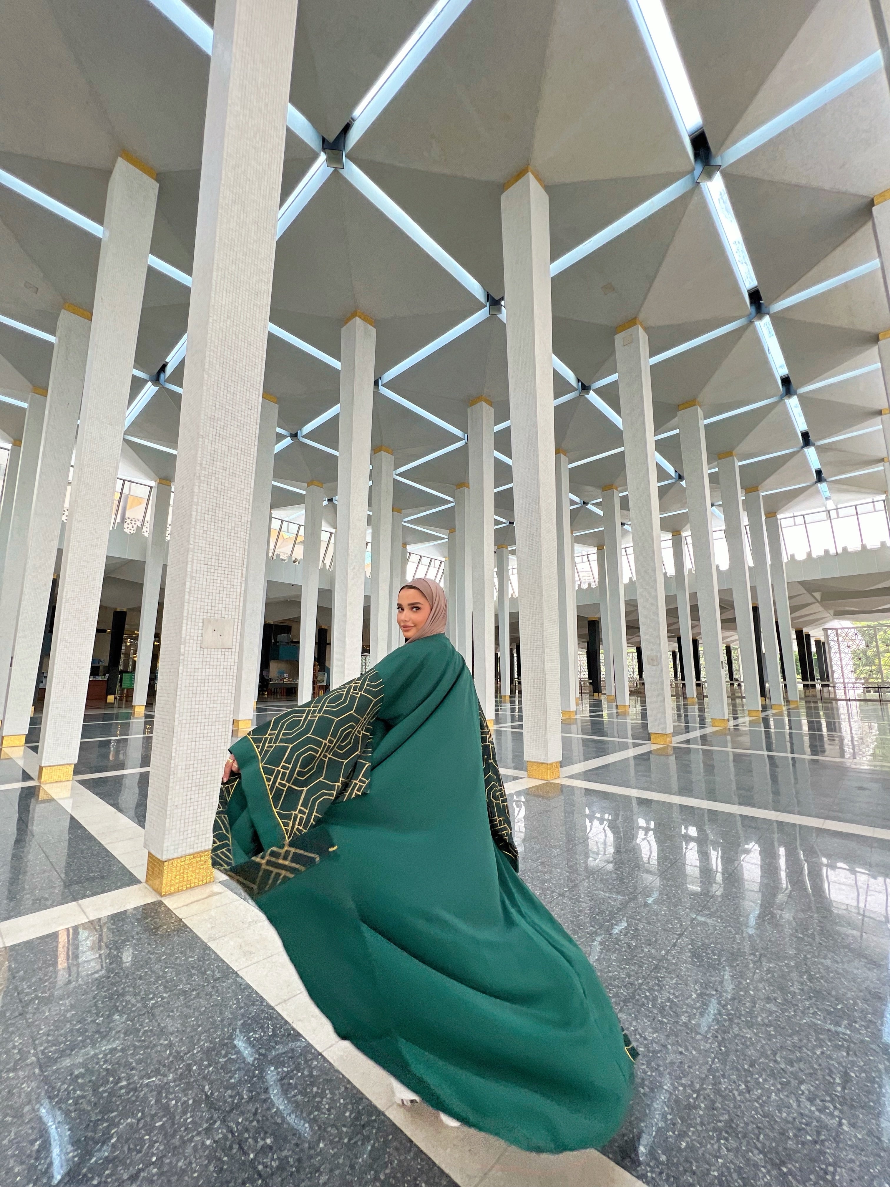 Golden Arabesque Kaftan