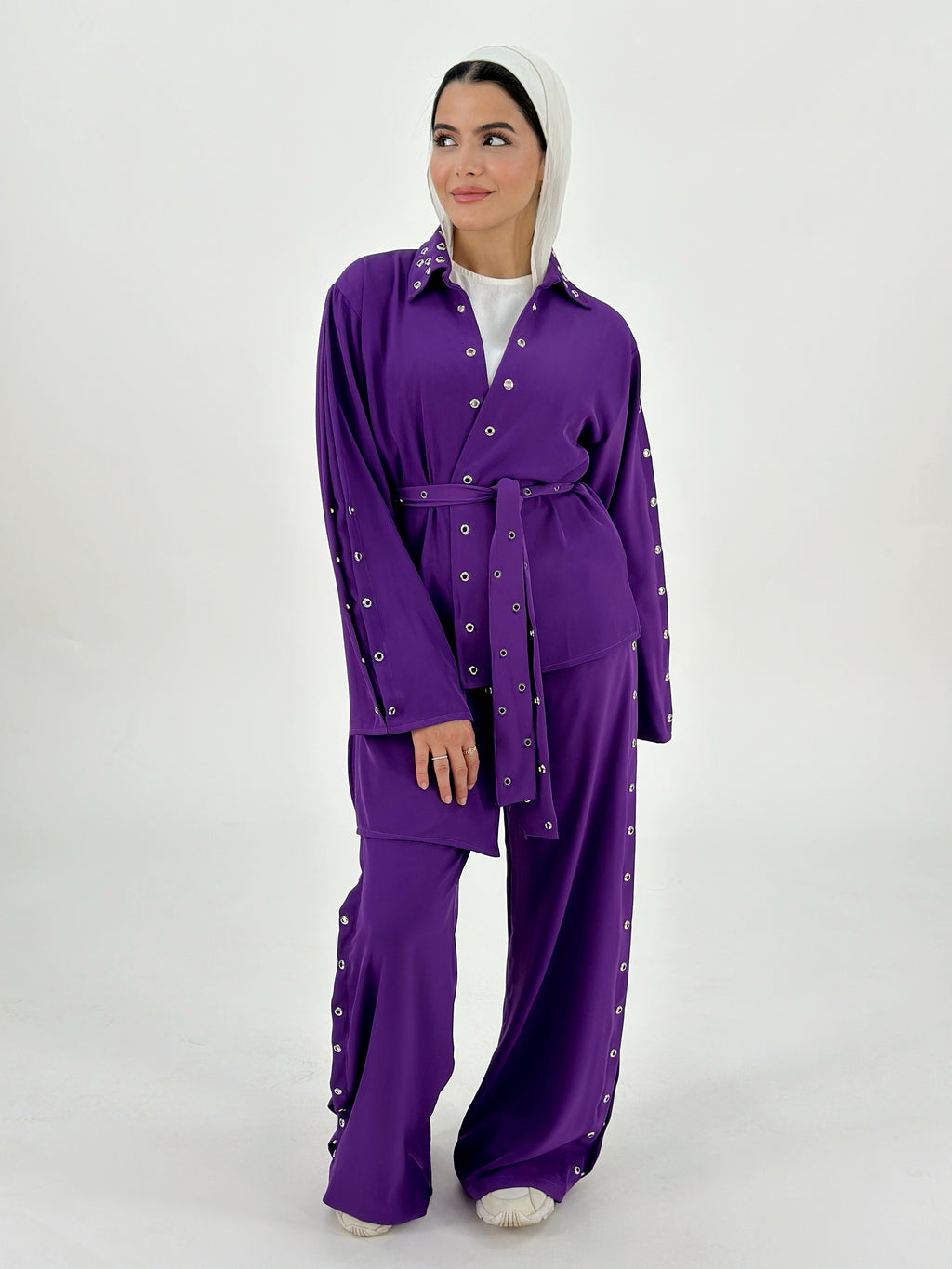 Head Turner Set Pants Purple