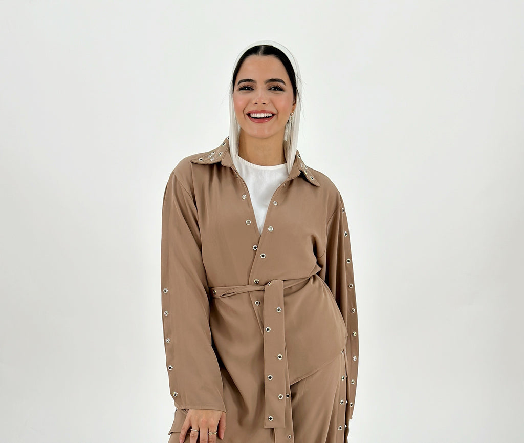 Head Turner Set Top Beige