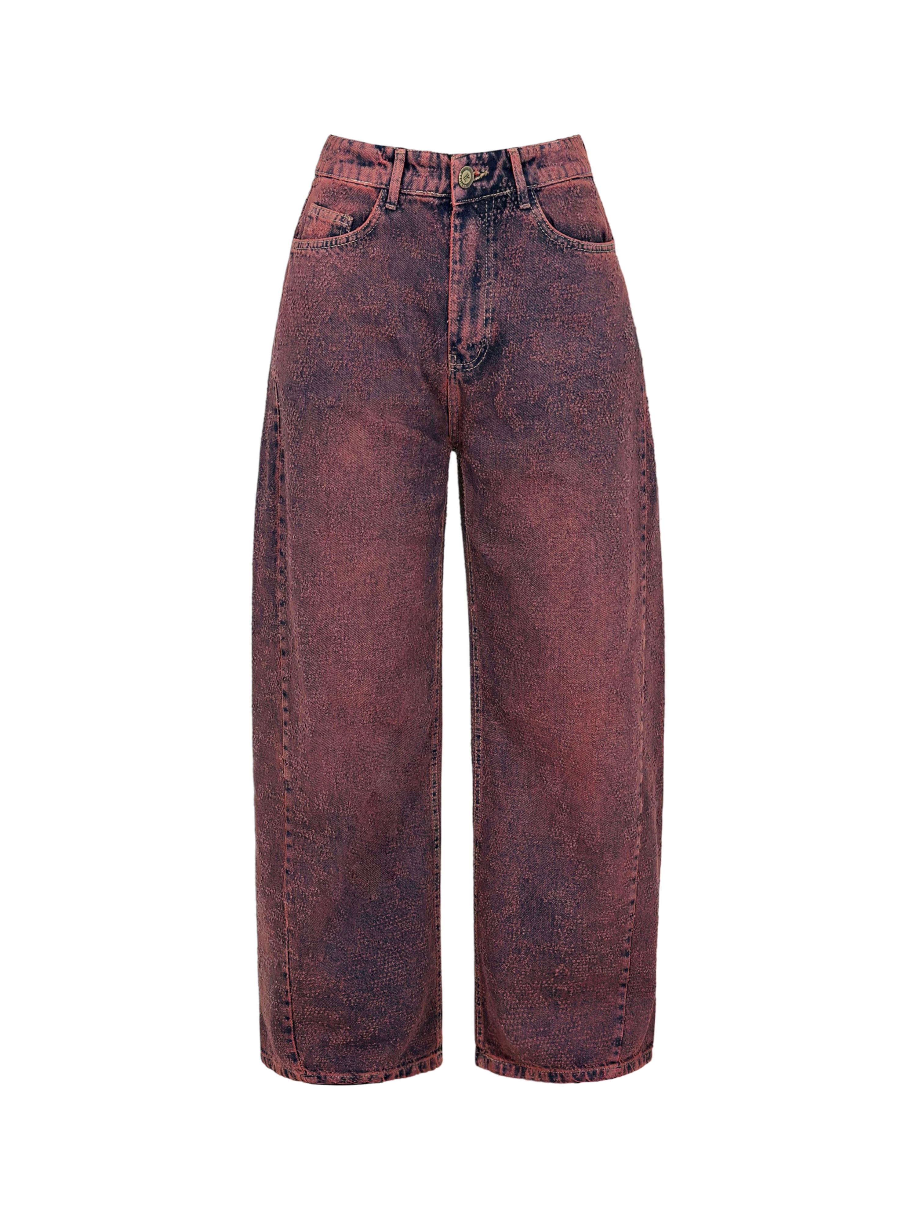 Distressed Wide Denim