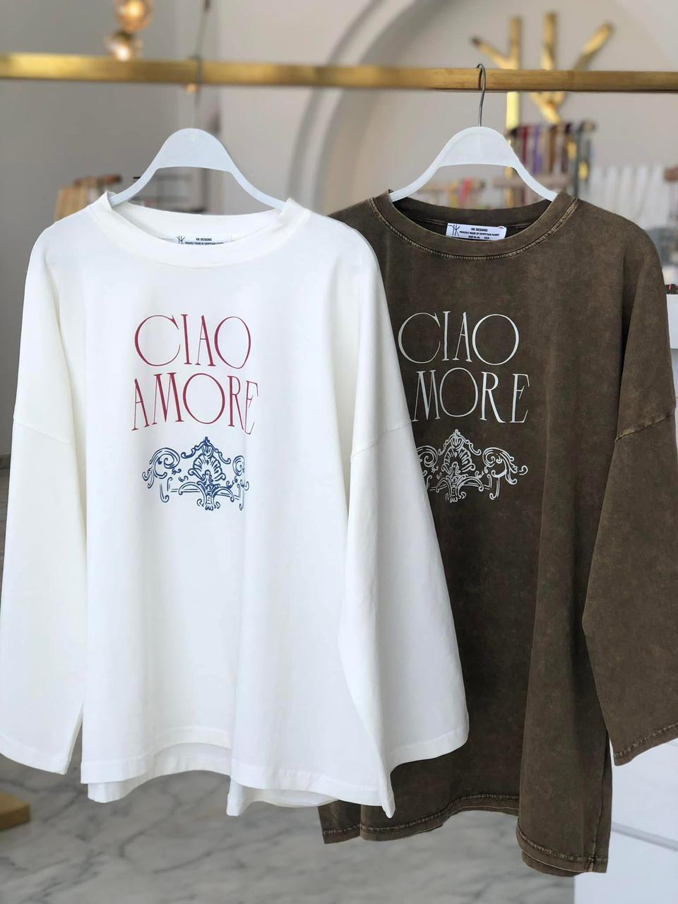 Ciao Amore Cream T-Shirt